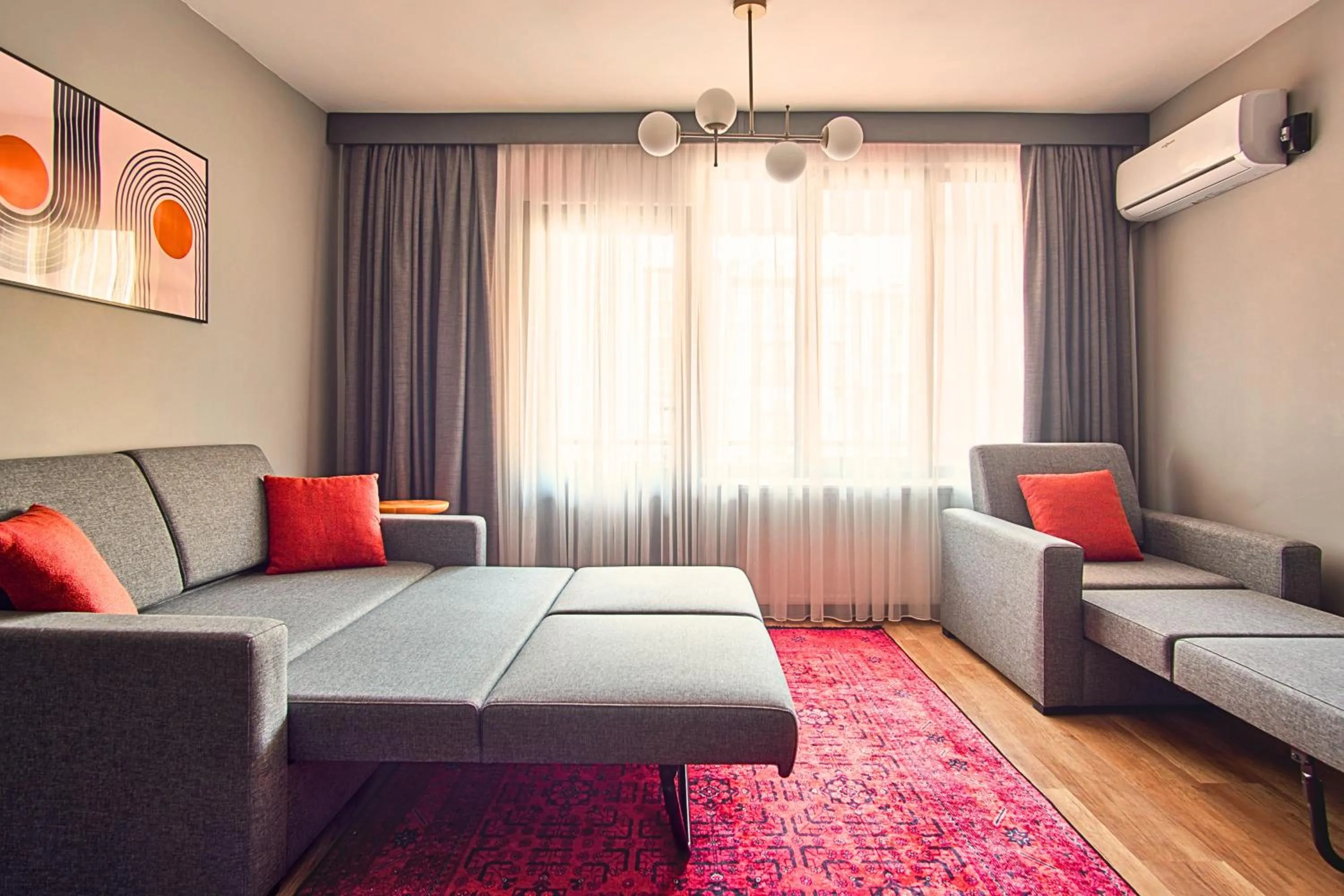 Seating area in TAKS-INN Hotel