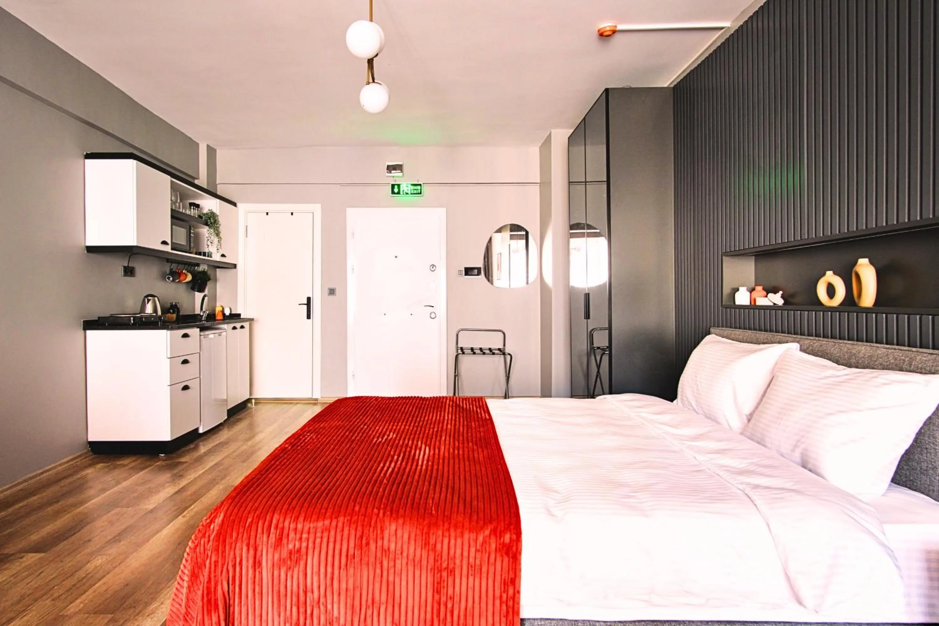 Bed in TAKS-INN Hotel