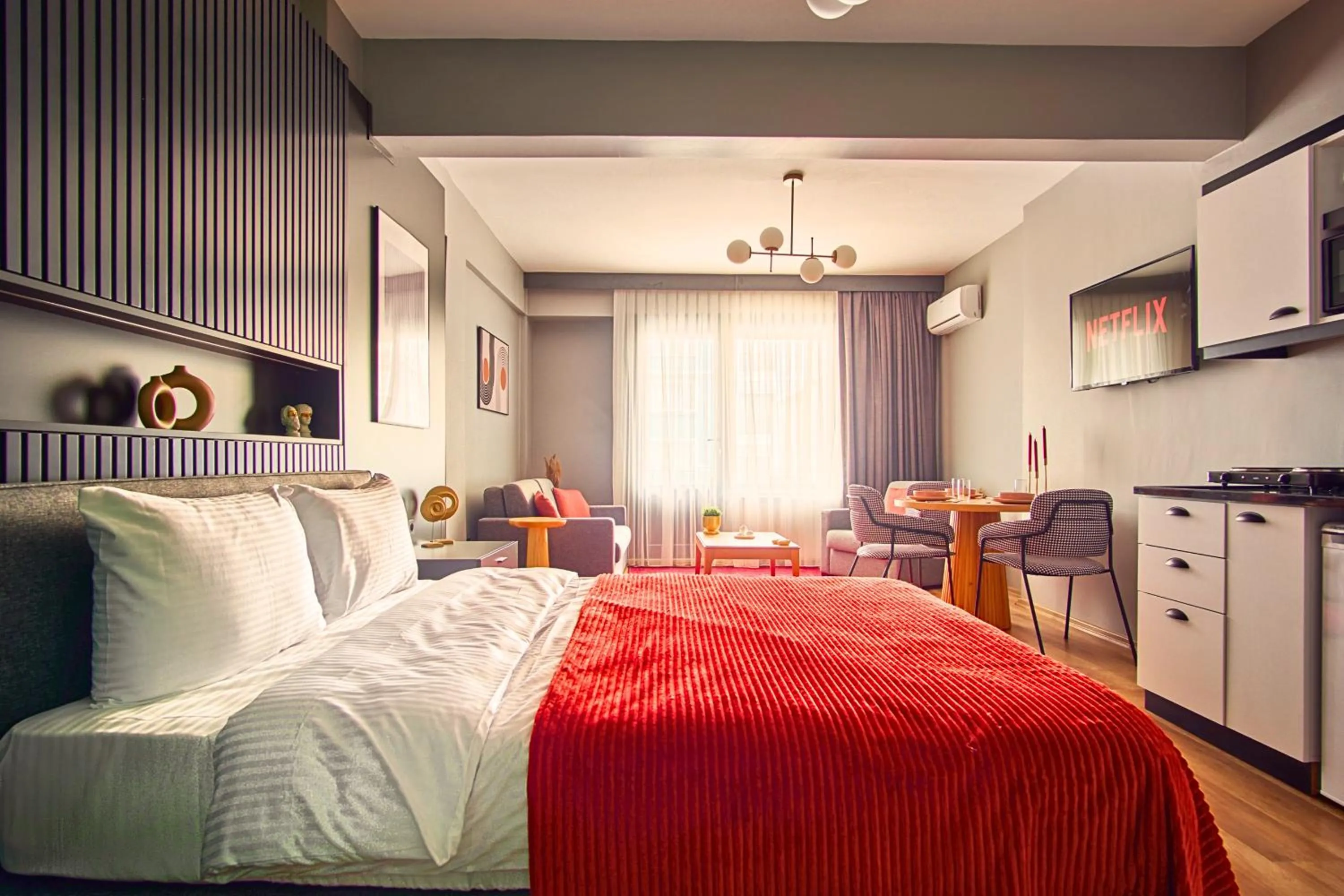 Bed in TAKS-INN Hotel