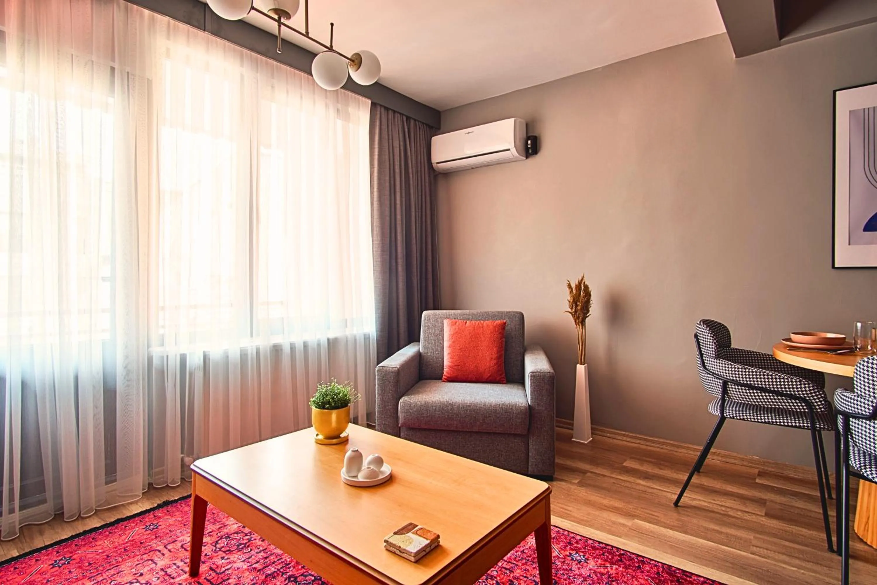 Seating area in TAKS-INN Hotel