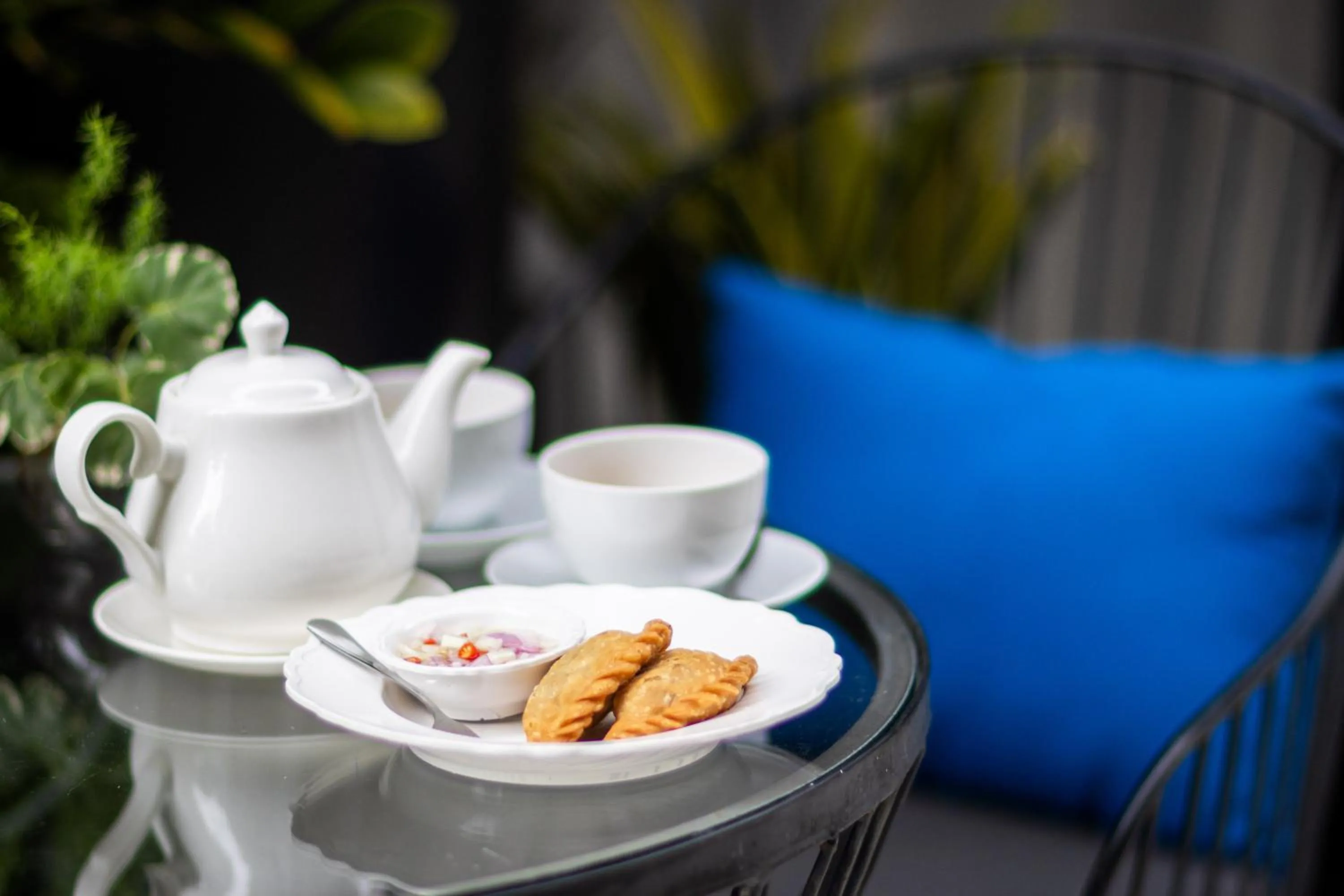 Food and drinks in Blue Hippo & Red Crocodile Hotel