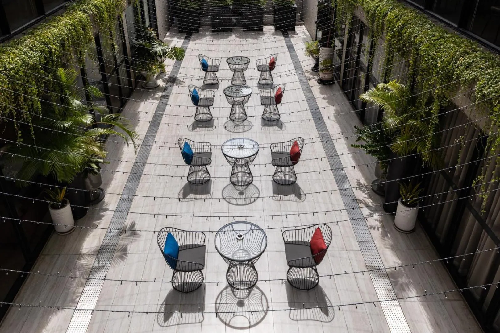 hair dresser in Blue Hippo & Red Crocodile Hotel