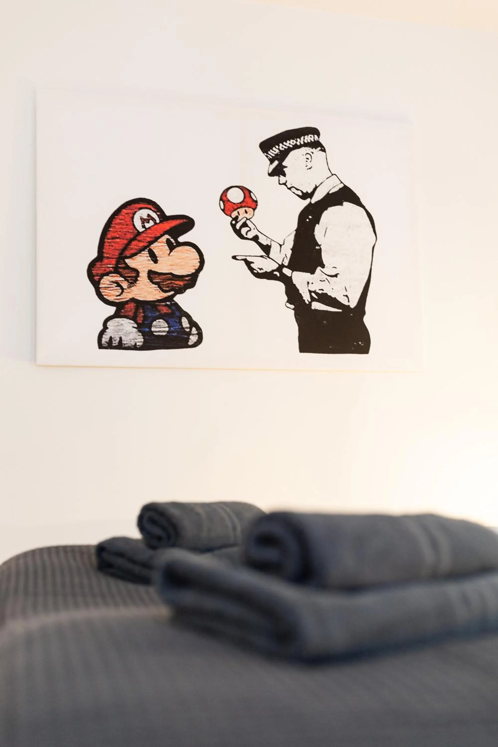 Photo of the whole room, Bed in Apartments an der Oper - Innenstadt - Zentral - Küche - Wifi - Powered by Ko-Living