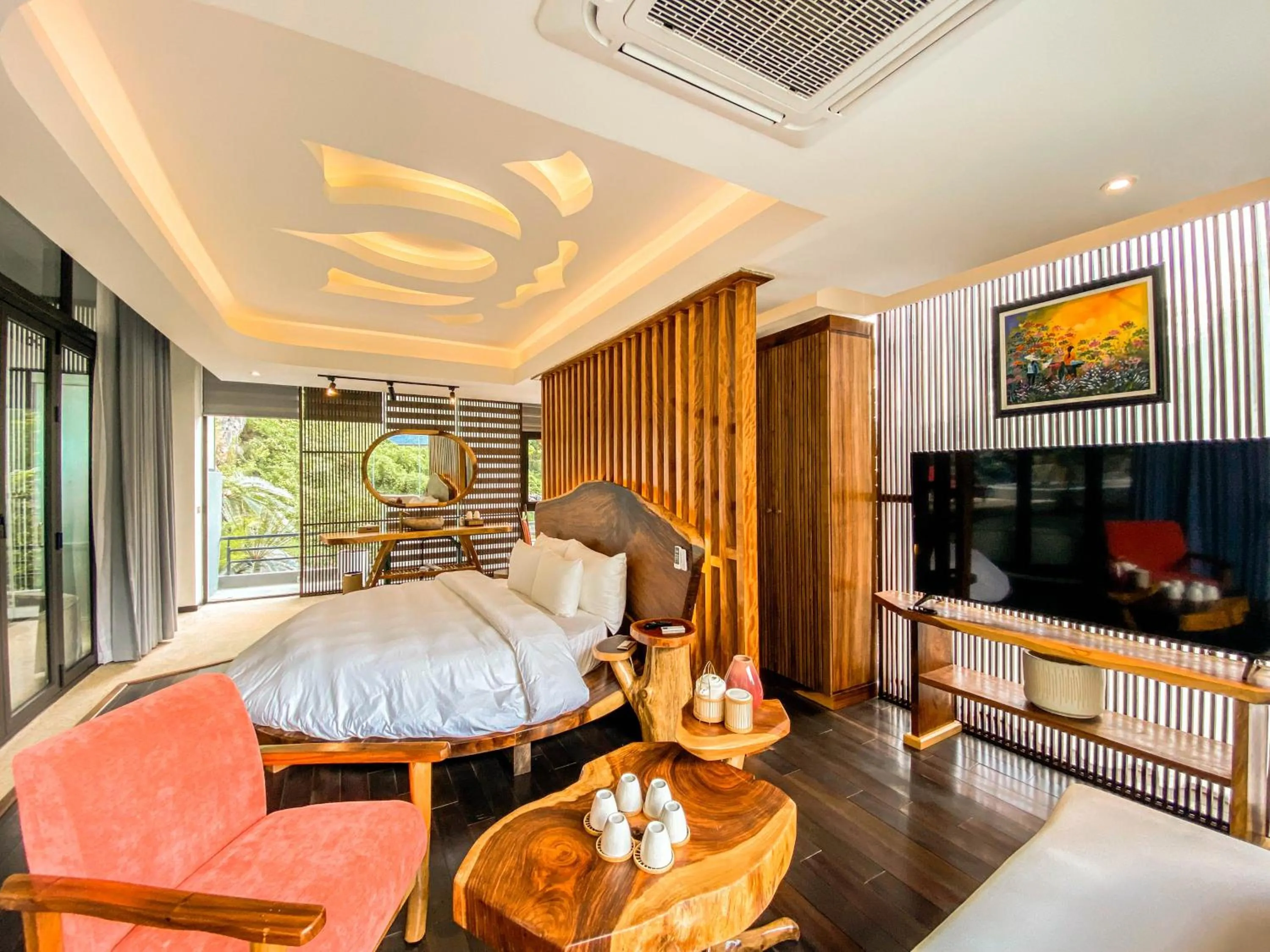 Bedroom, Bed in Minawa Kenhga Resort & Spa Ninh Binh