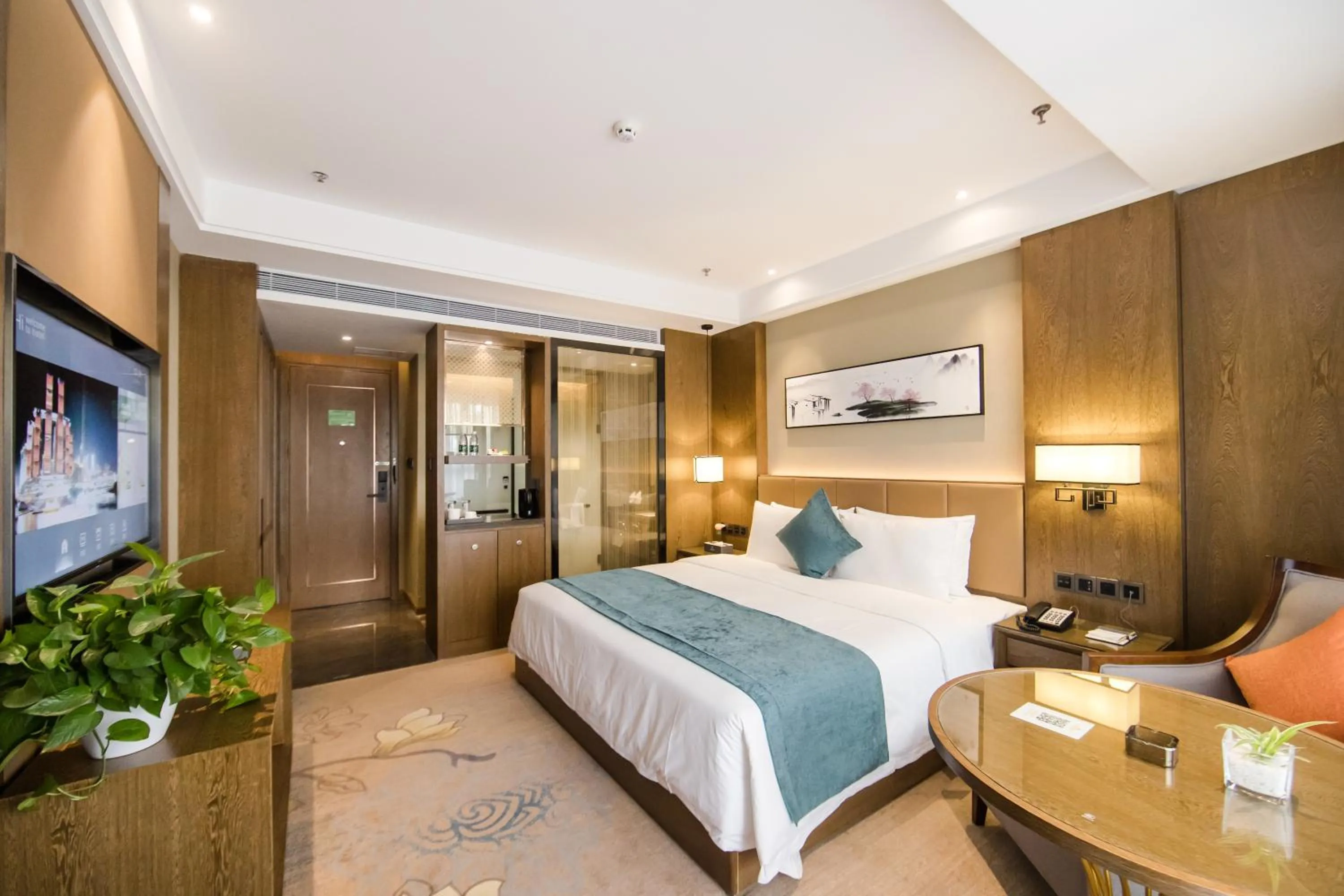 Bedroom, Bed in Hilmanhomeful Hotel - Caijia Subway Station