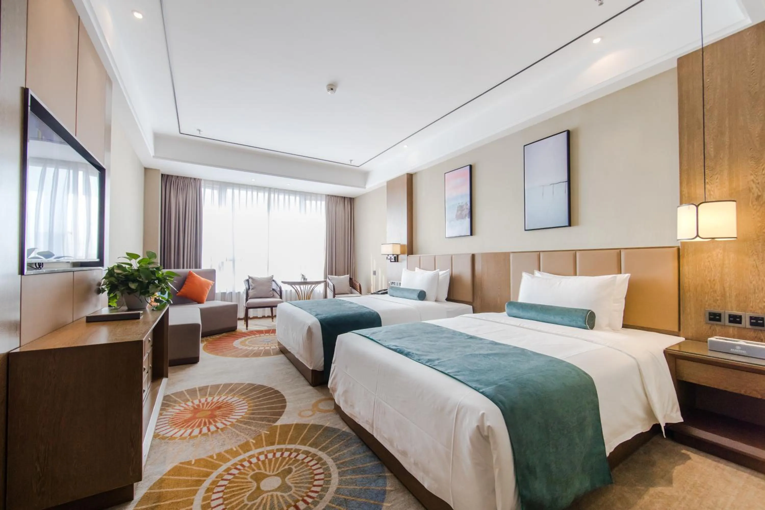 Photo of the whole room, Bed in Hilmanhomeful Hotel - Caijia Subway Station