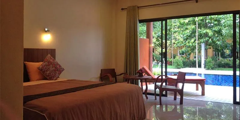 Bedroom, Bed in Baan Suan Villas Resort