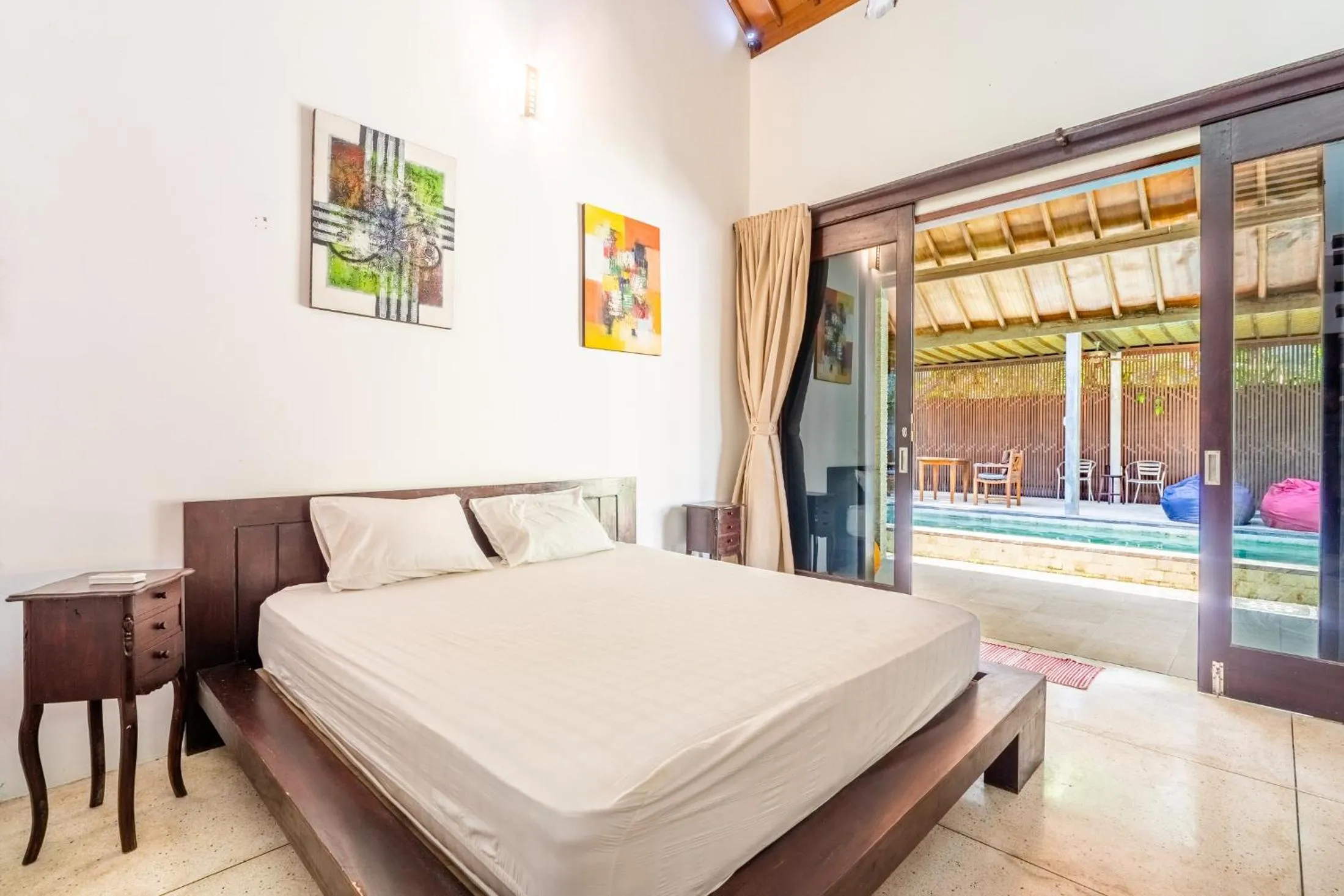 Bed in Surya Villa Manggis
