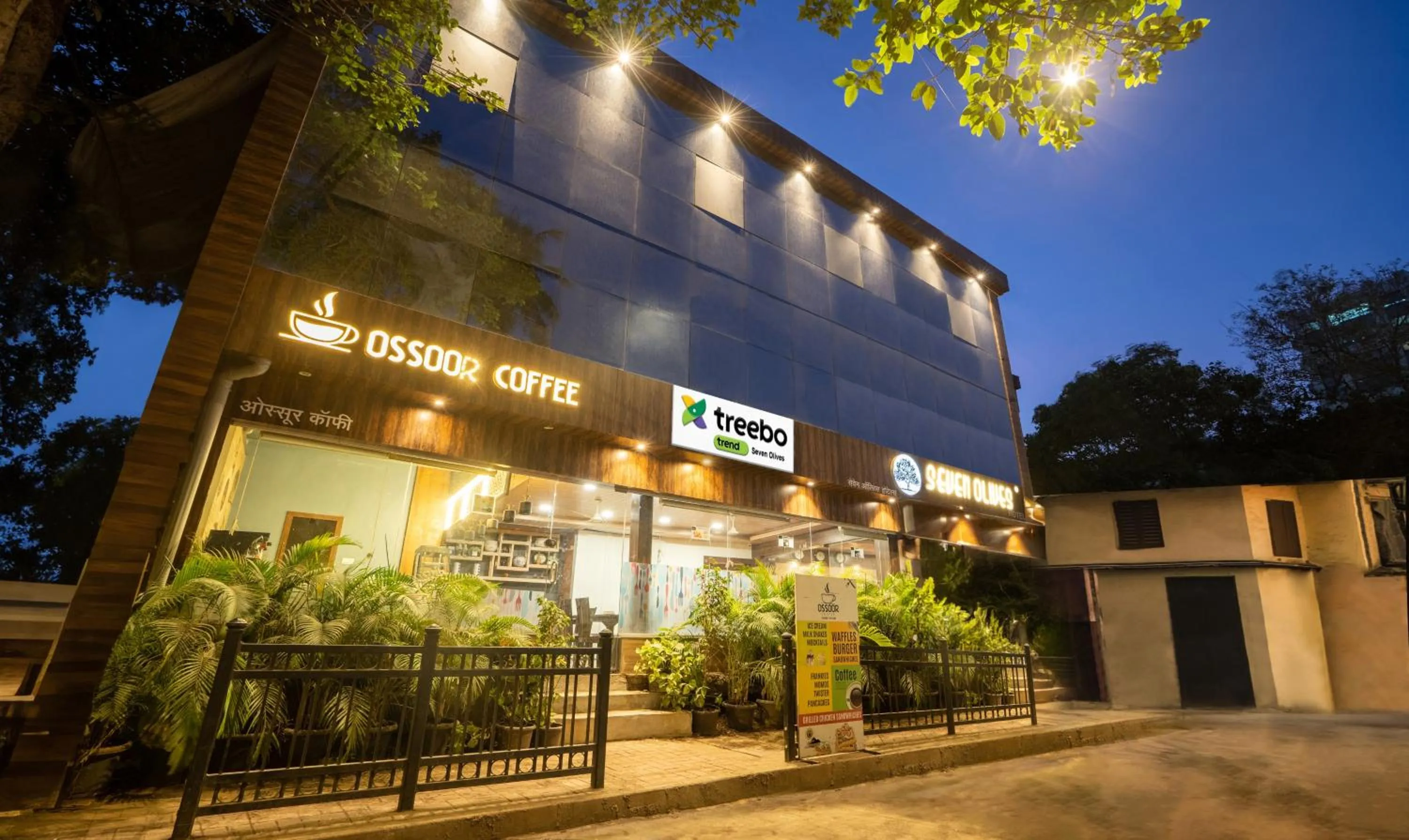 Property building in Treebo Seven Olives