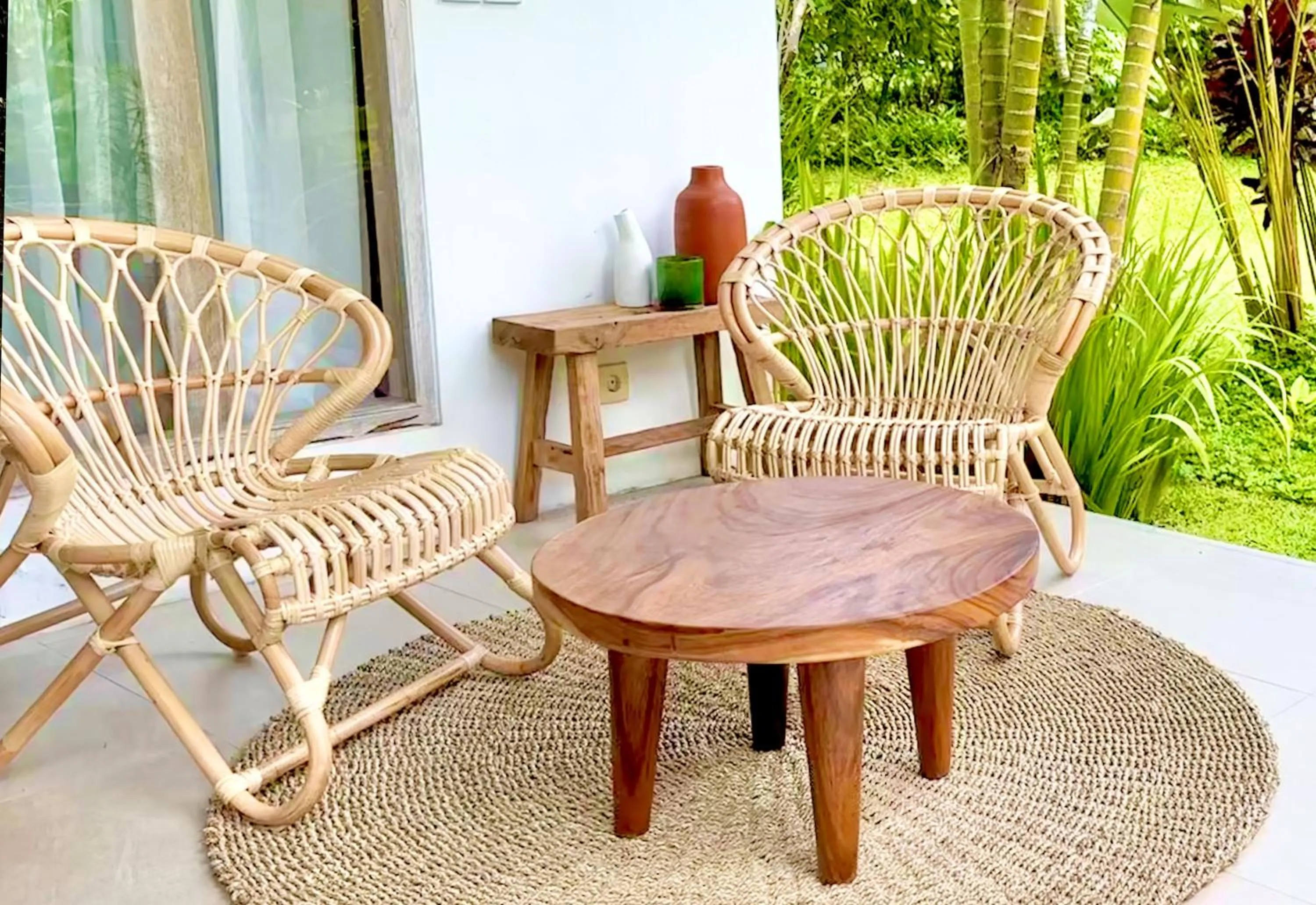 Balcony/Terrace in The White Villas Ubud