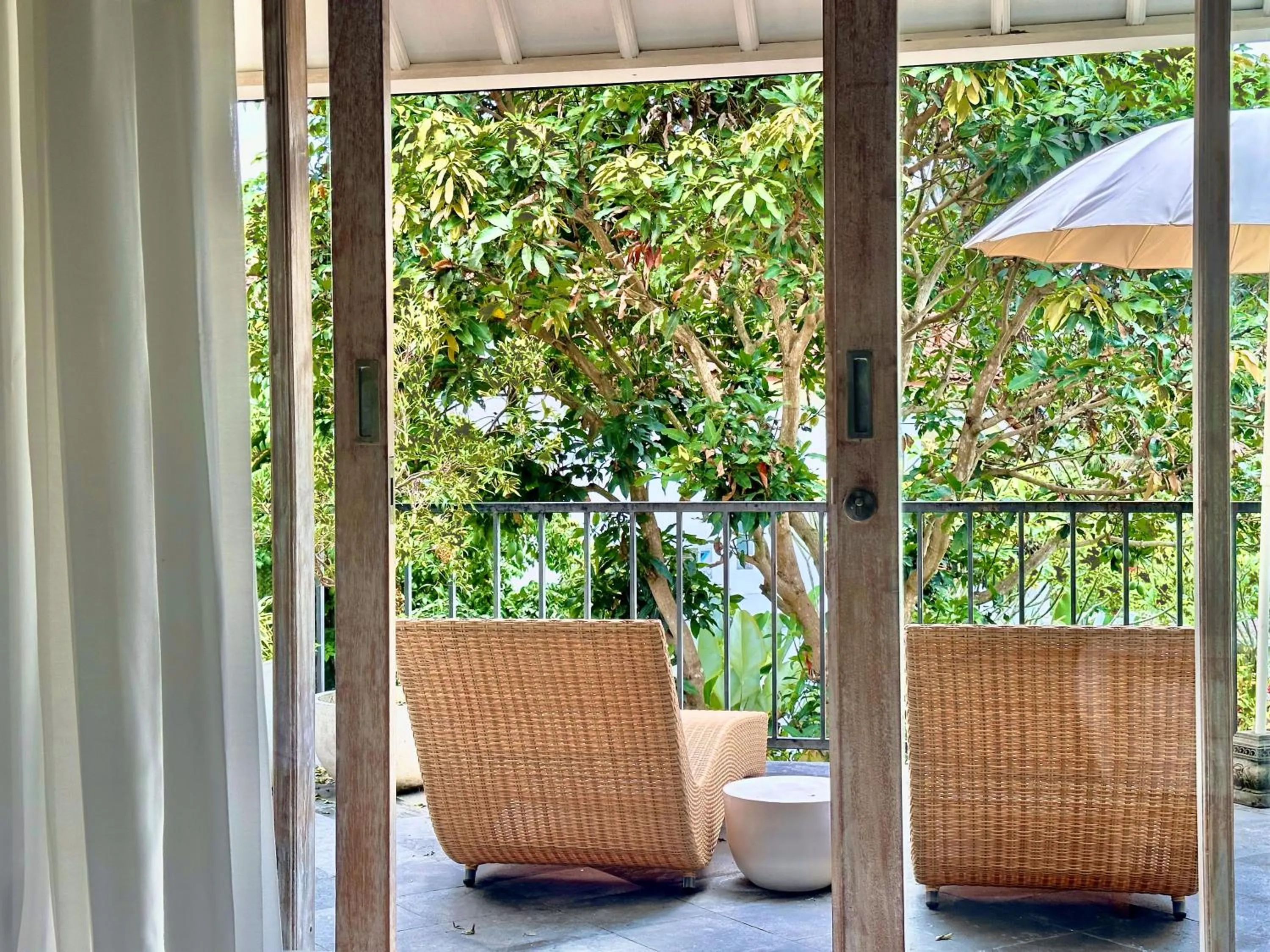 Balcony/Terrace in The White Villas Ubud