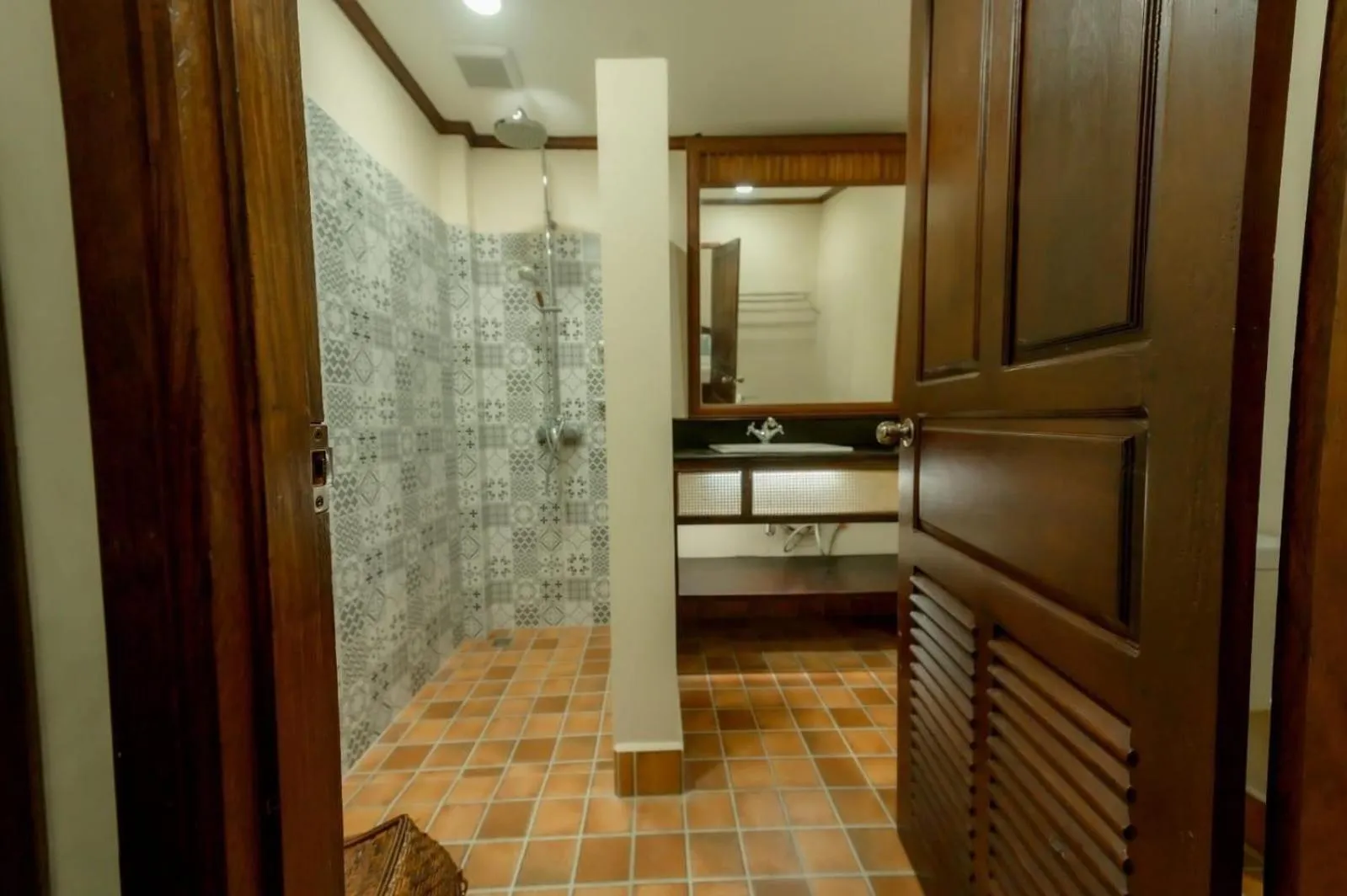 Bathroom in Villa Deux Rivieres双河别墅酒店