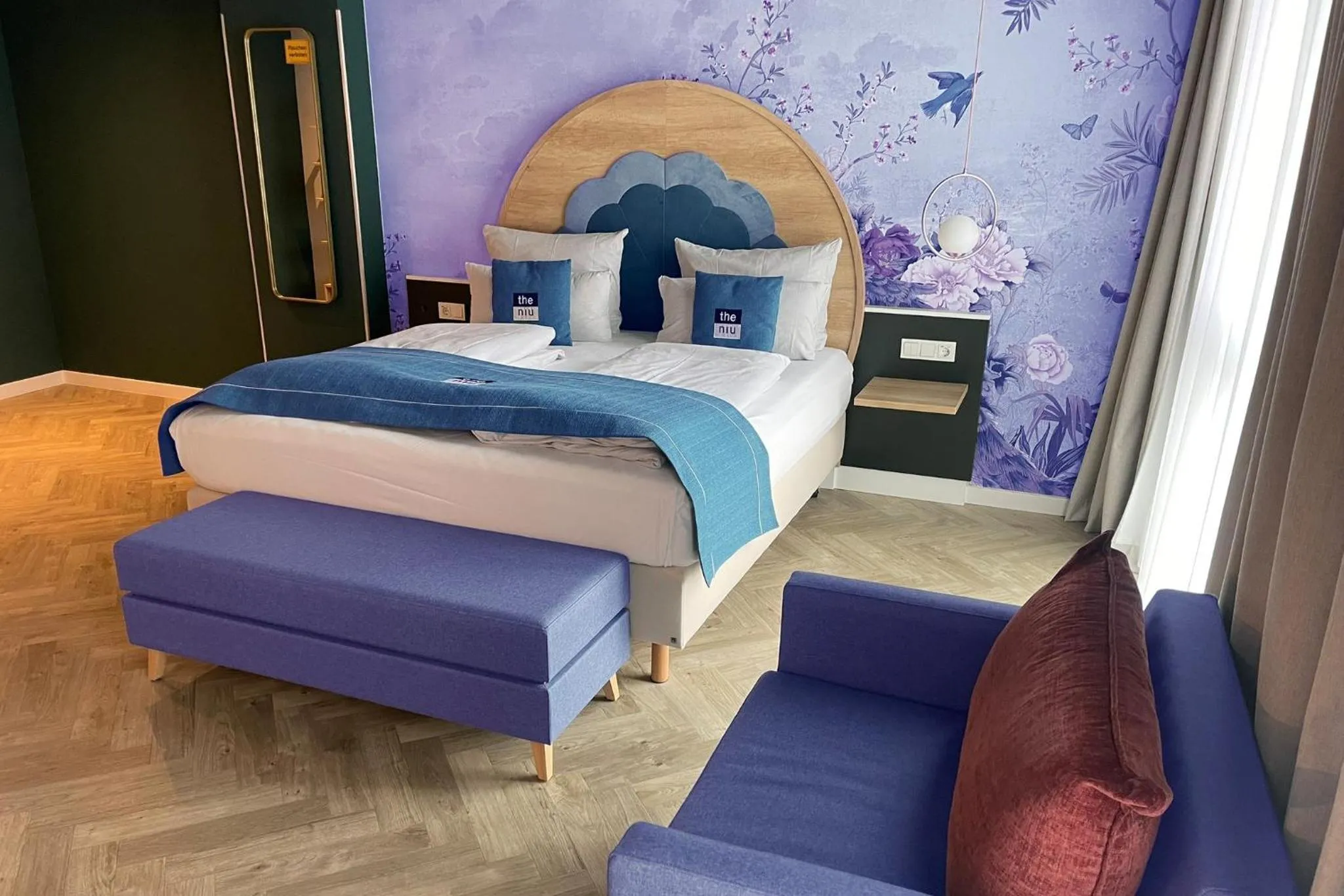 Photo of the whole room, Bed in Holiday Inn - the niu, Flower Konstanz by IHG