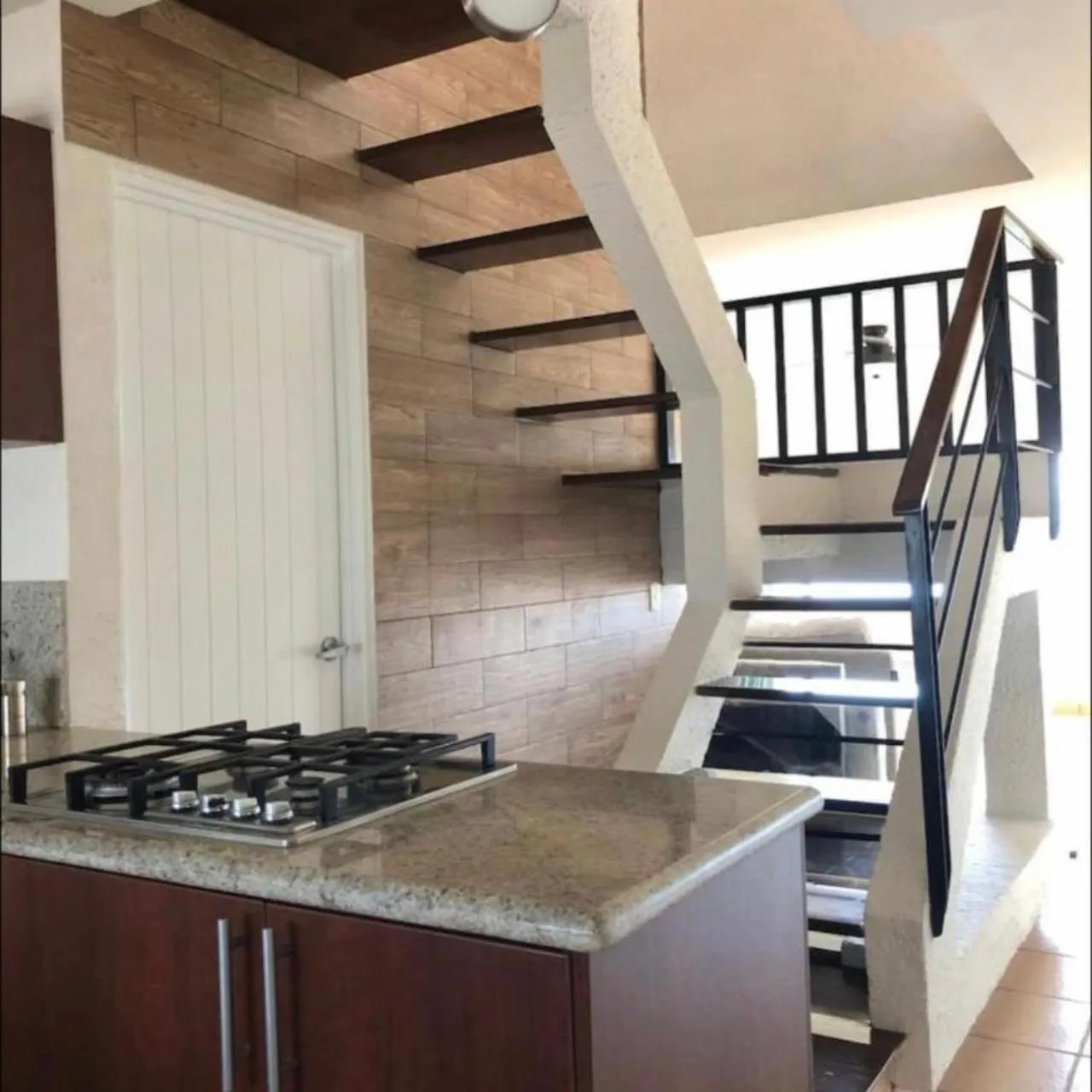 Kitchen or kitchenette in Apartamento en Zona Hotelera frente a la Playa Quintana Roo, México