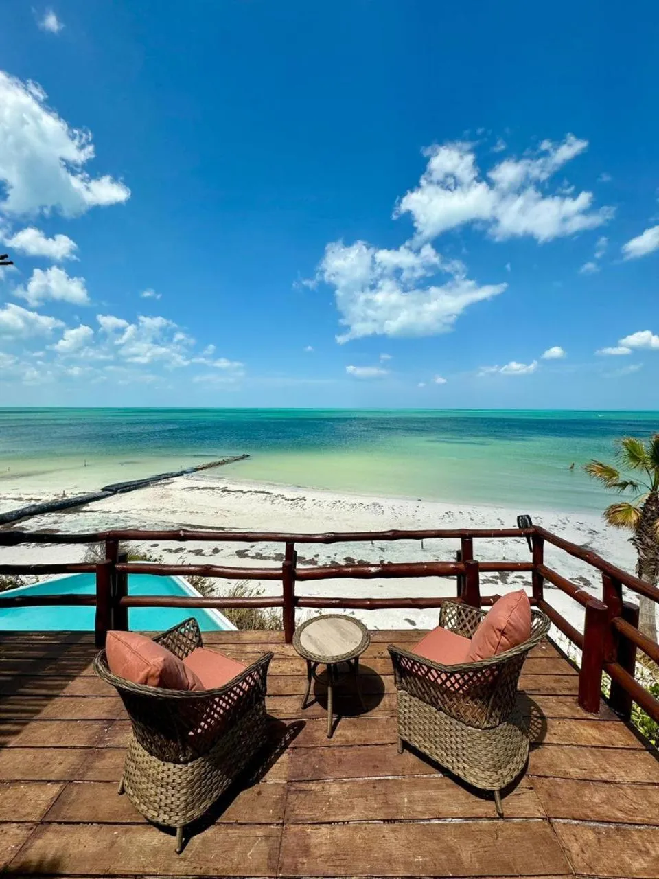 Balcony/Terrace in DK Luxury Ocean Front Villa - Adults Only