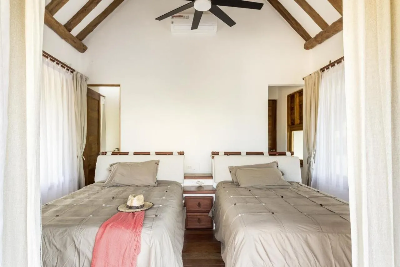 Bed in DK Luxury Ocean Front Villa - Adults Only