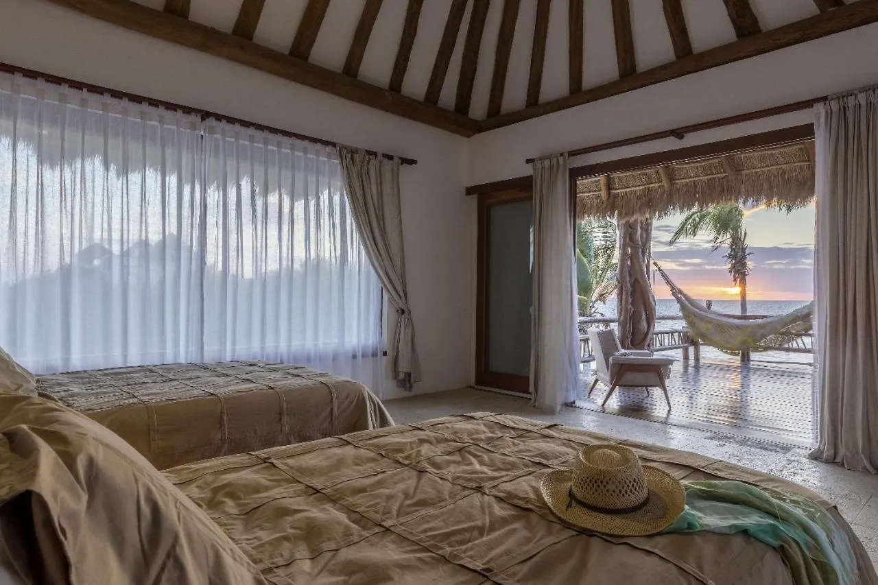 Bed in DK Luxury Ocean Front Villa - Adults Only