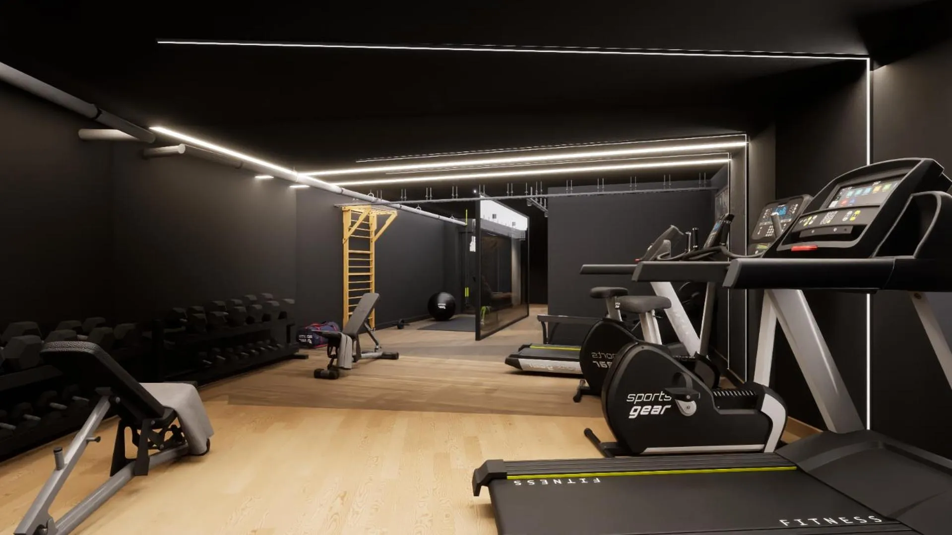 Fitness centre/facilities in Athesense Suites