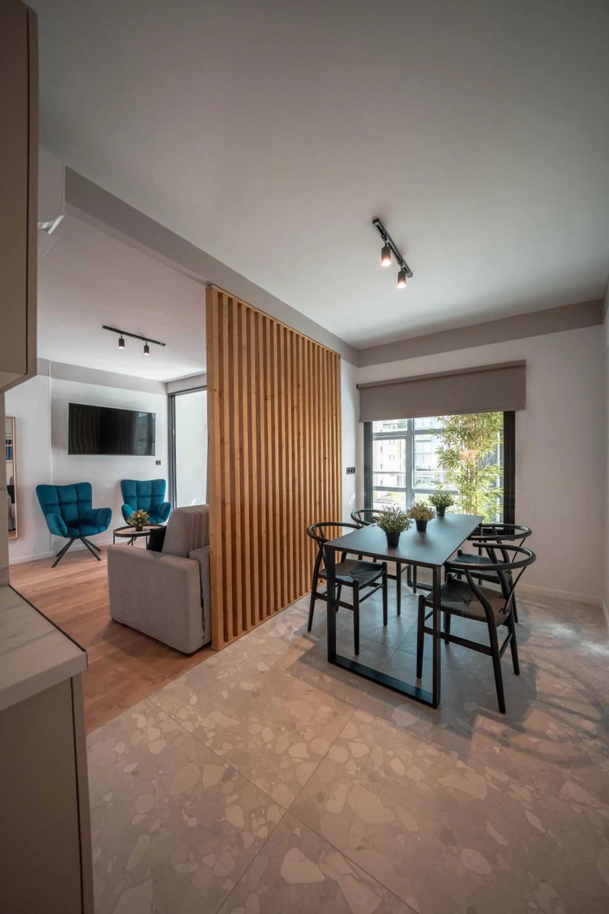 Living room in Athesense Suites