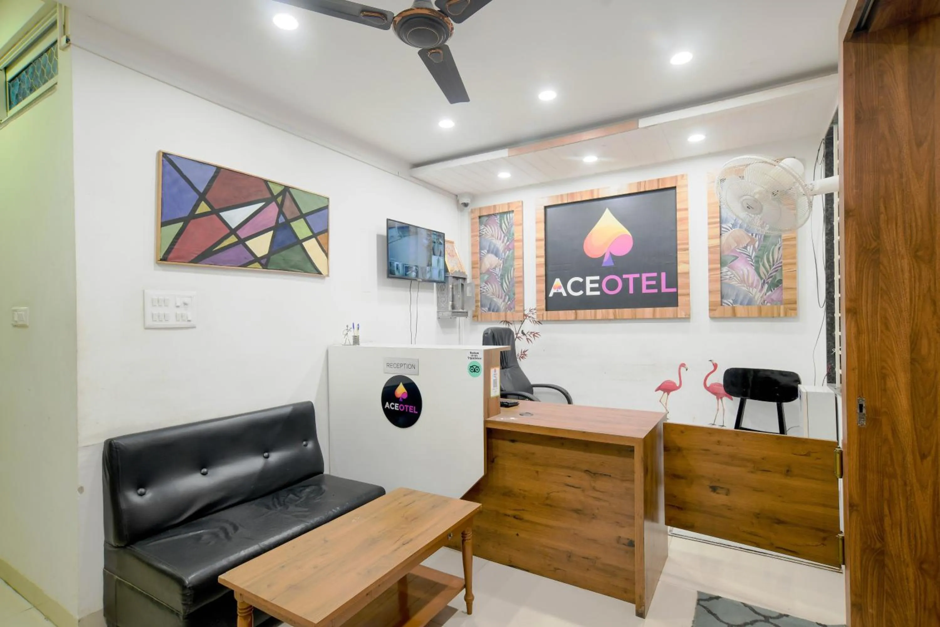 Lobby or reception in Aceotel Inn Flamingo