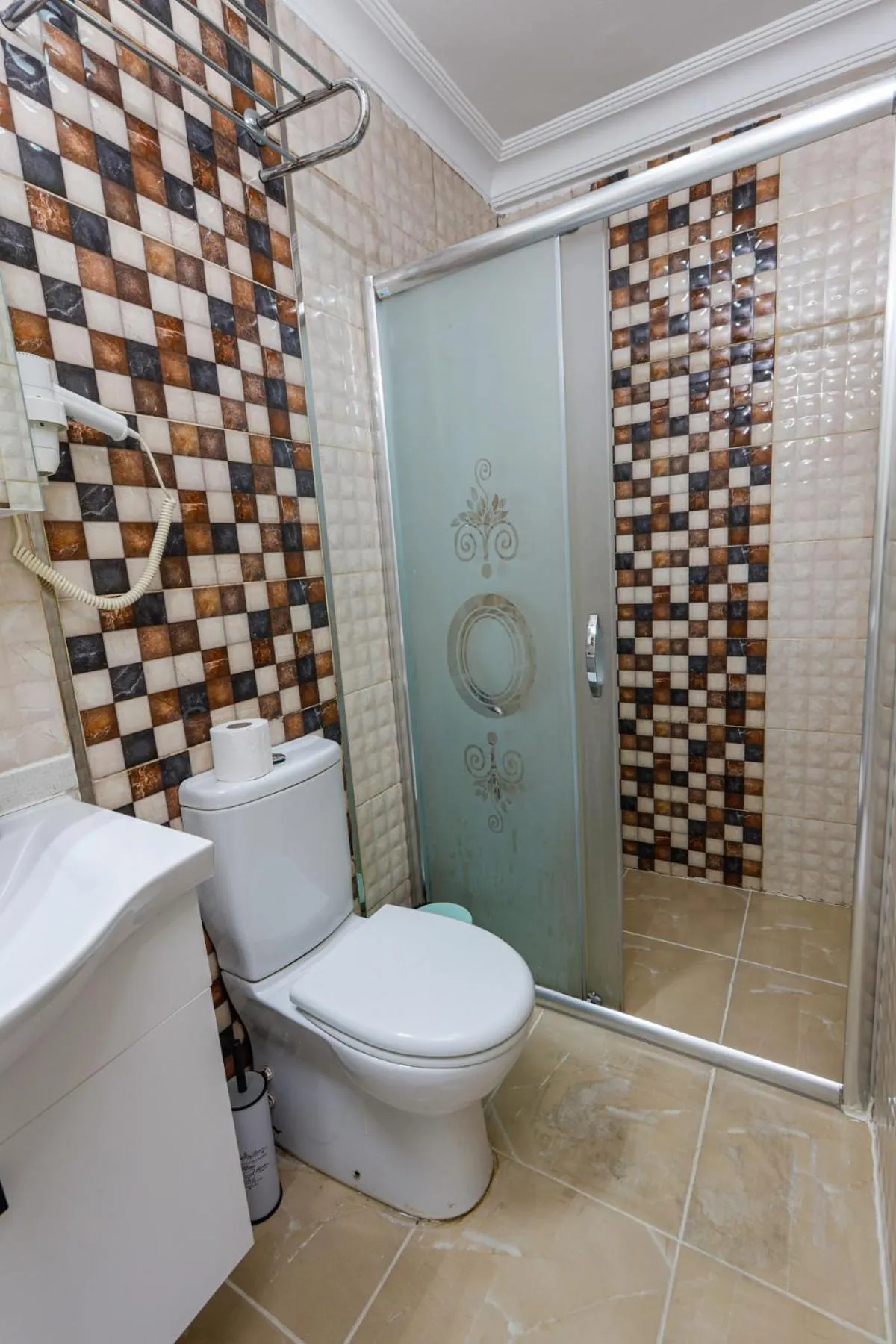 Shower in Fidelya Boutique Hotel