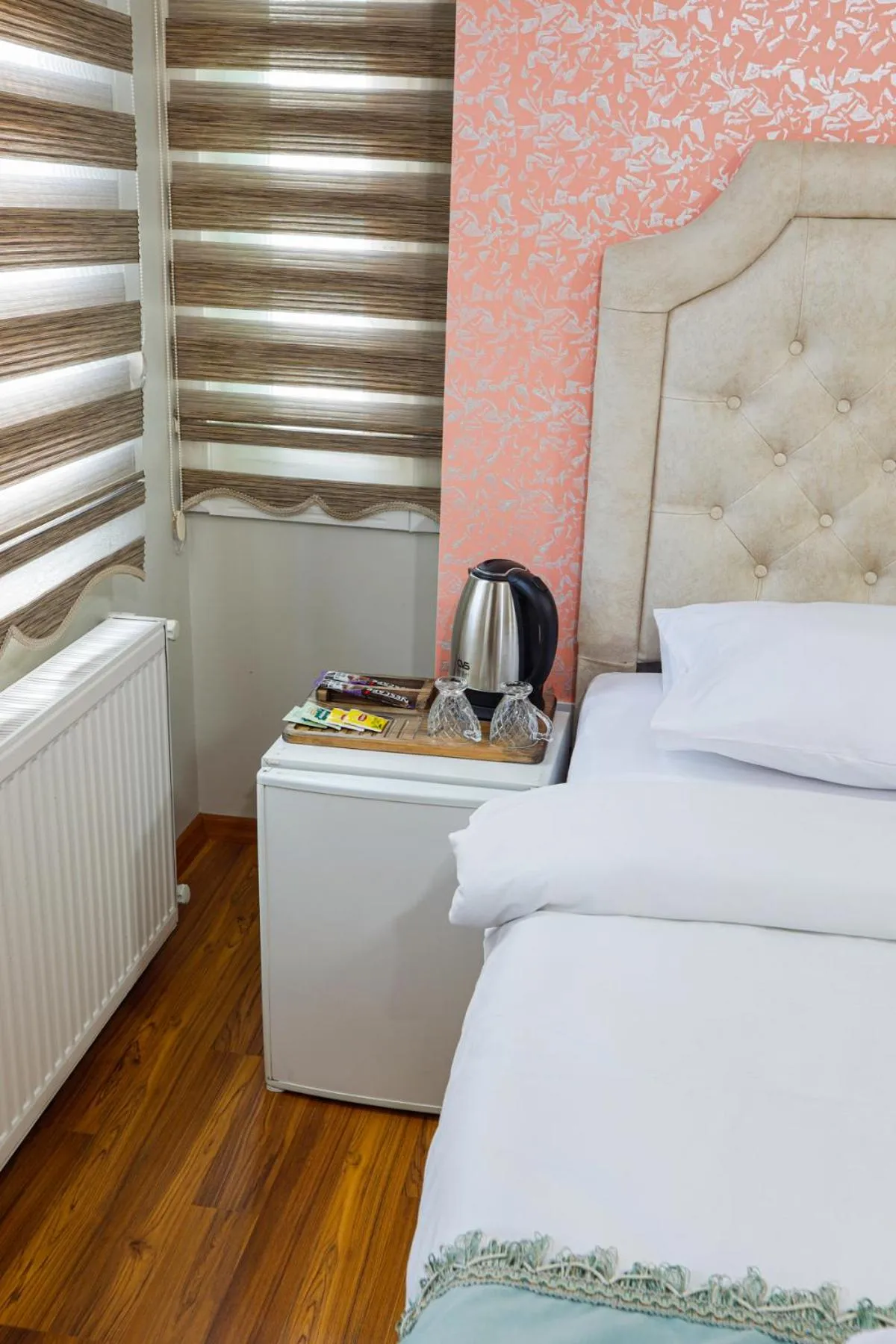 Coffee/tea facilities, Bed in Fidelya Boutique Hotel