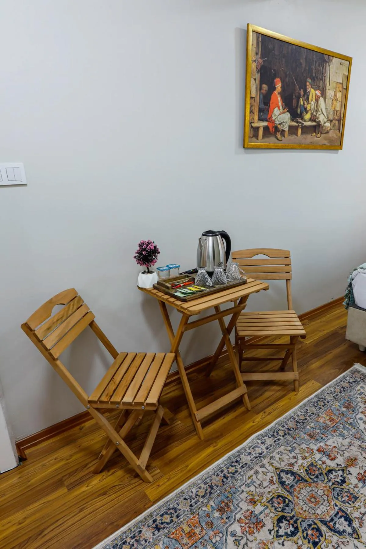 Seating area in Fidelya Boutique Hotel