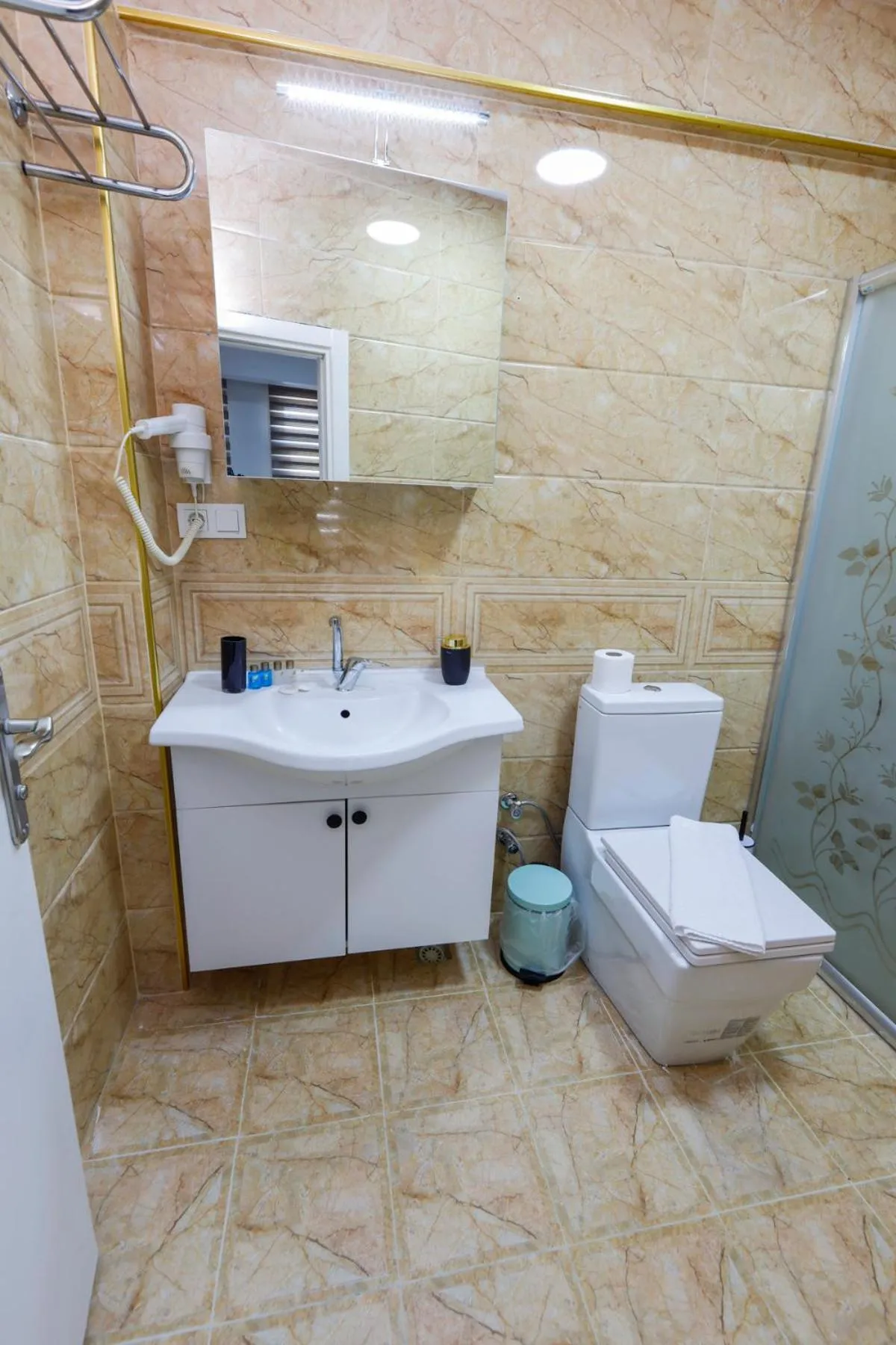 Shower in Fidelya Boutique Hotel