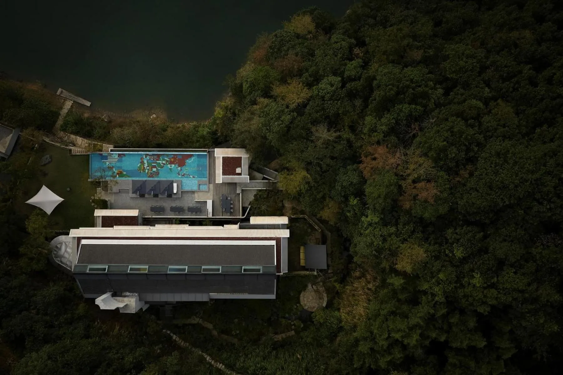 Bird's eye view in Yakamoz Qianchuan Hotel