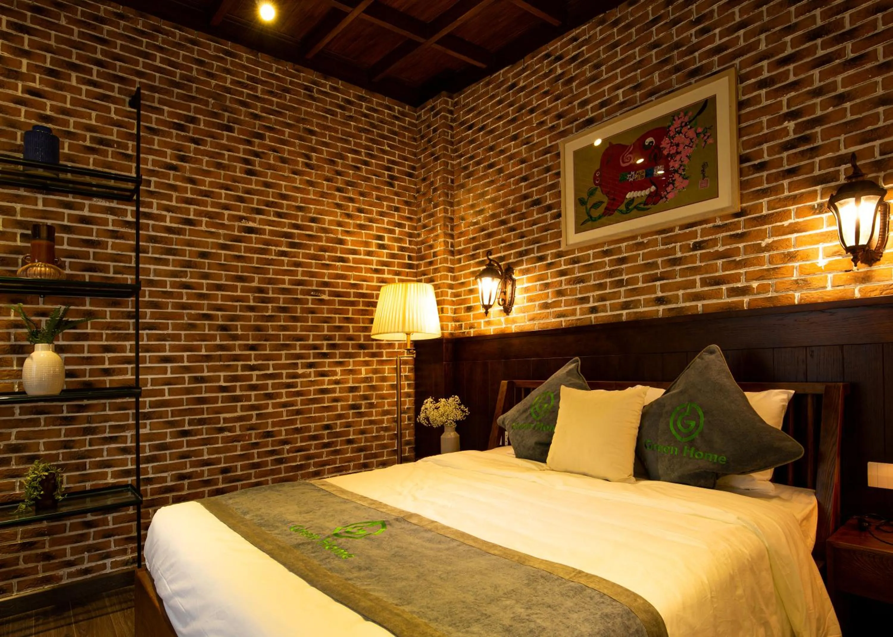 Bed in Green Home Nha Trang