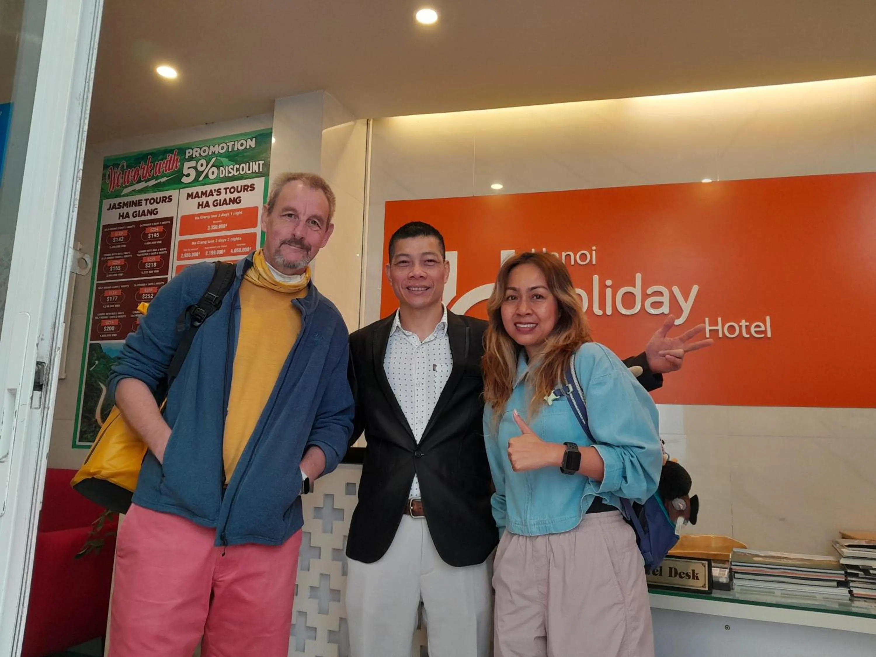 People in Hanoi Holiday Hotel