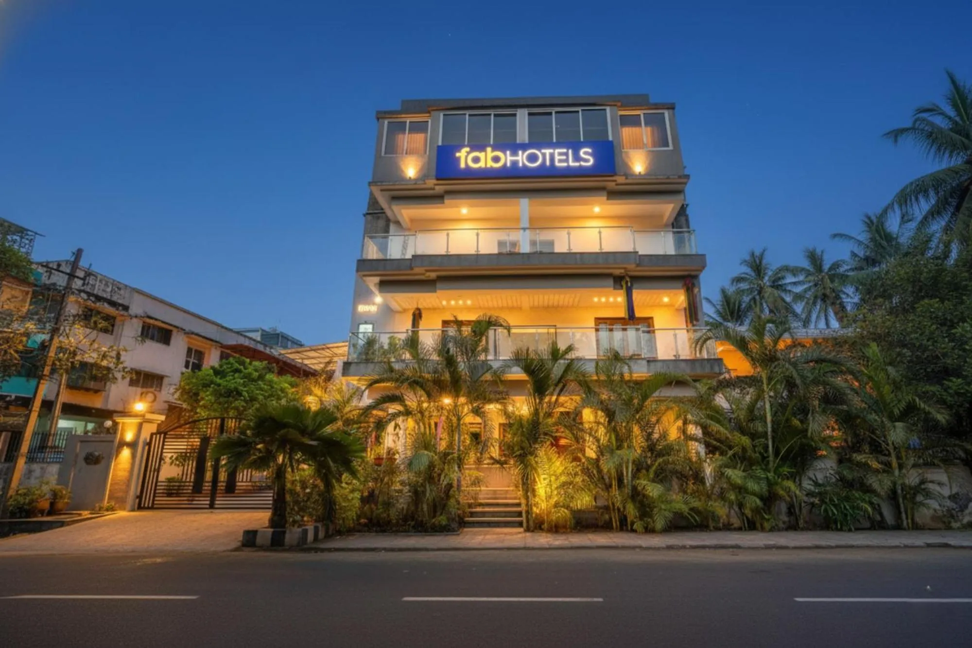 Property building in FabHotel The Sky