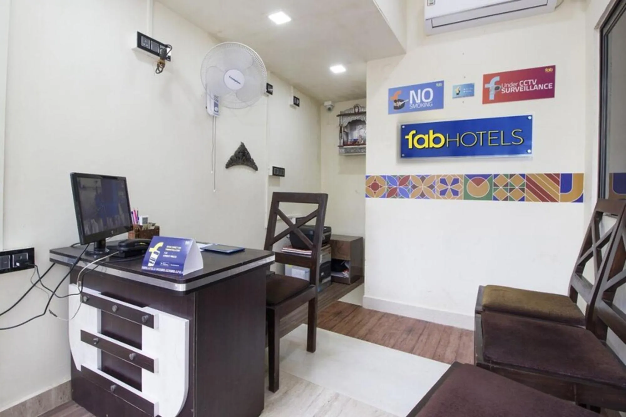 Lobby or reception in FabHotel The Sky