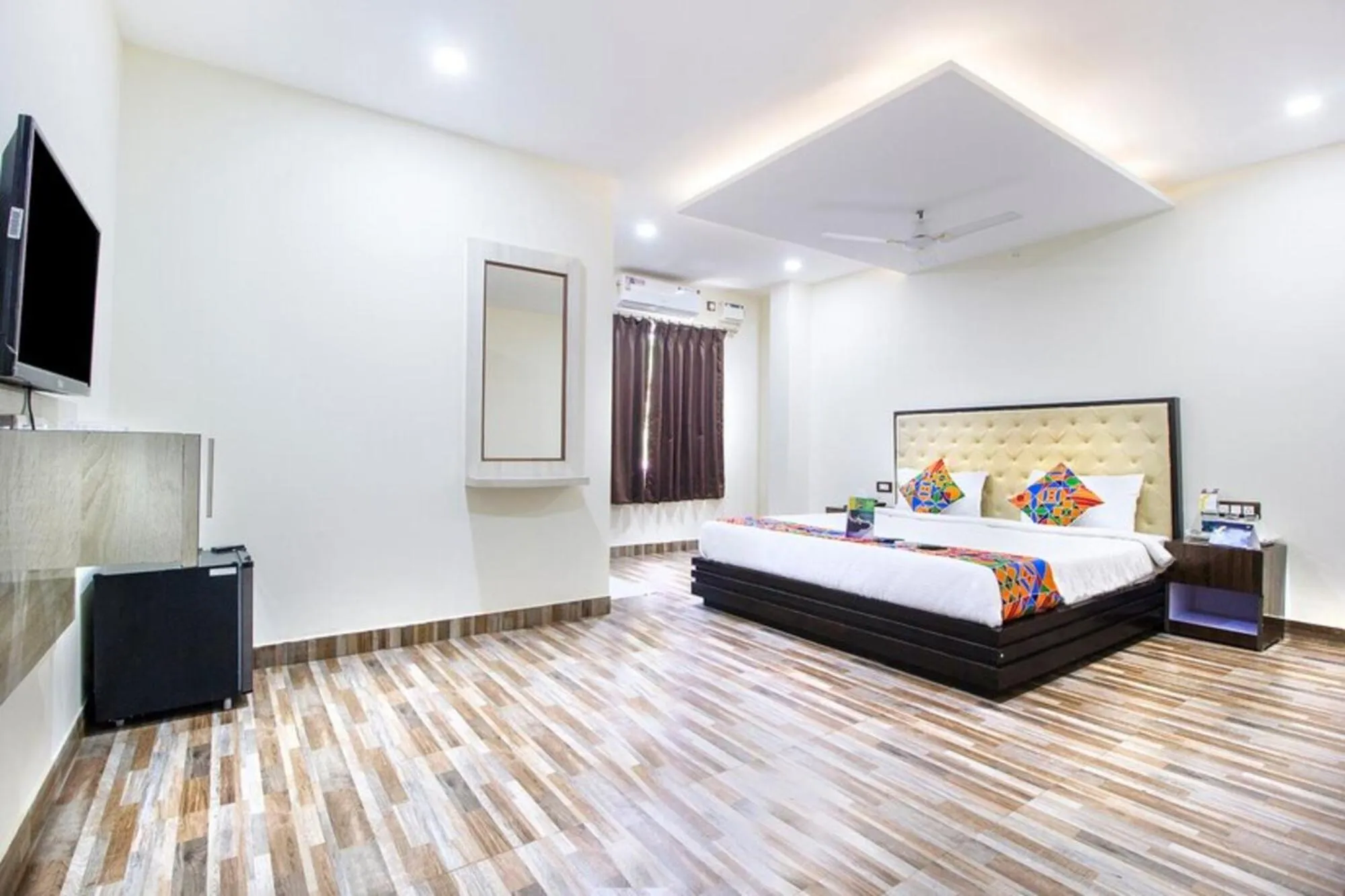 Bed in FabHotel The Sky