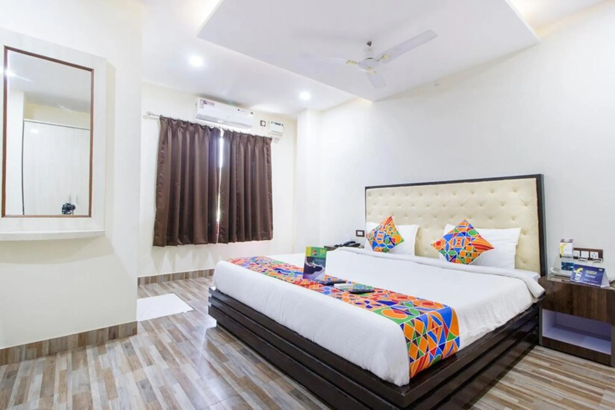 Bed in FabHotel The Sky