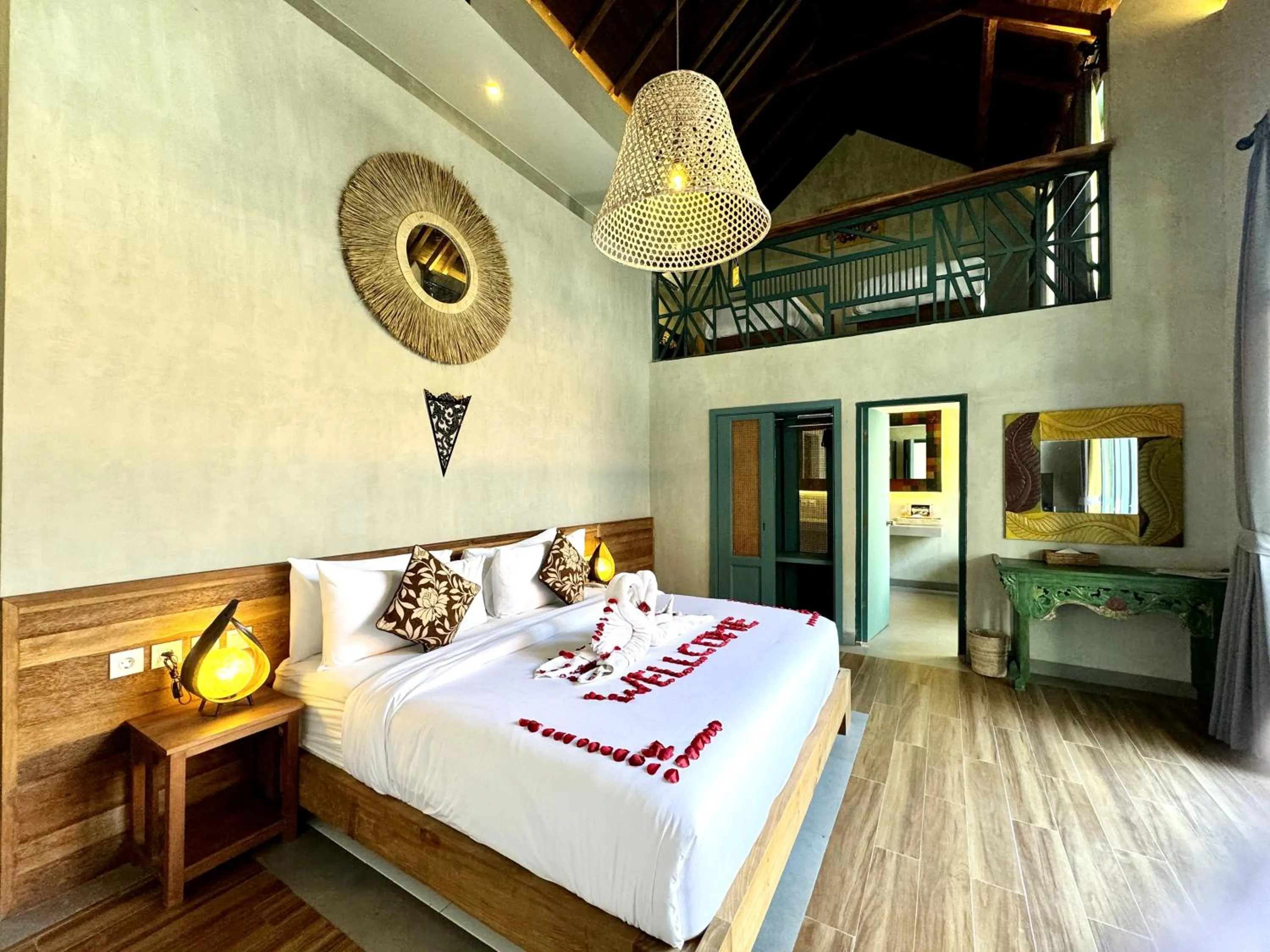 Bed in The Reward Villas Kerobokan