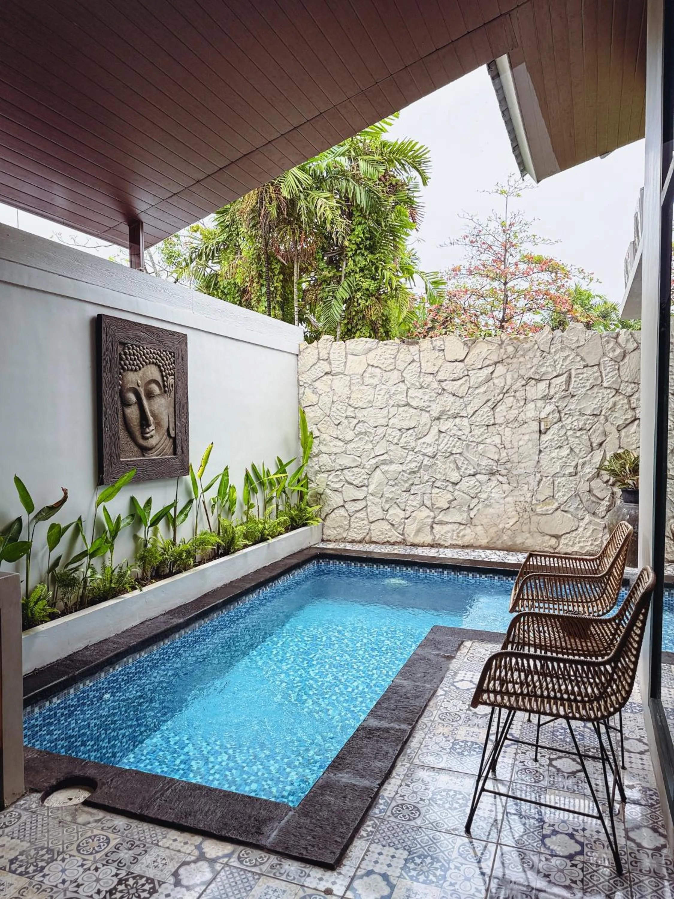 Pool view in The Reward Villas Kerobokan