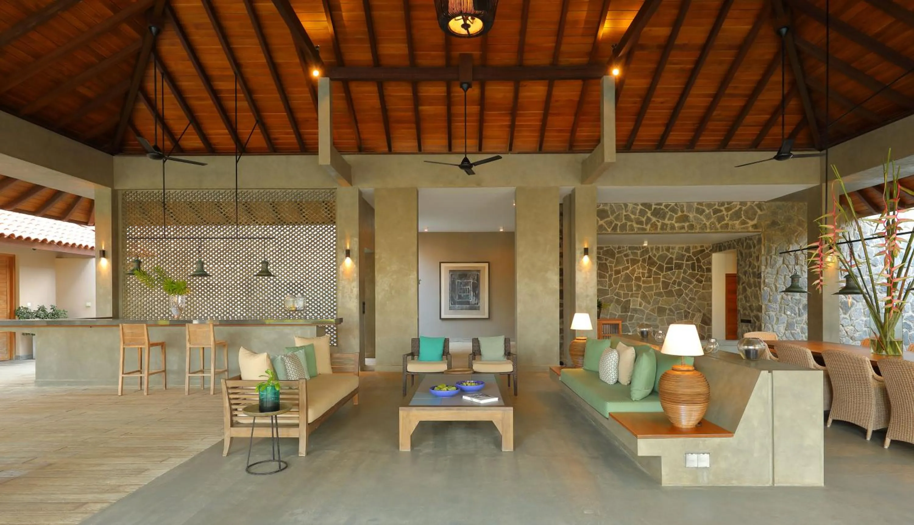 Living room in Kirana - A Santani Villa, Bentota