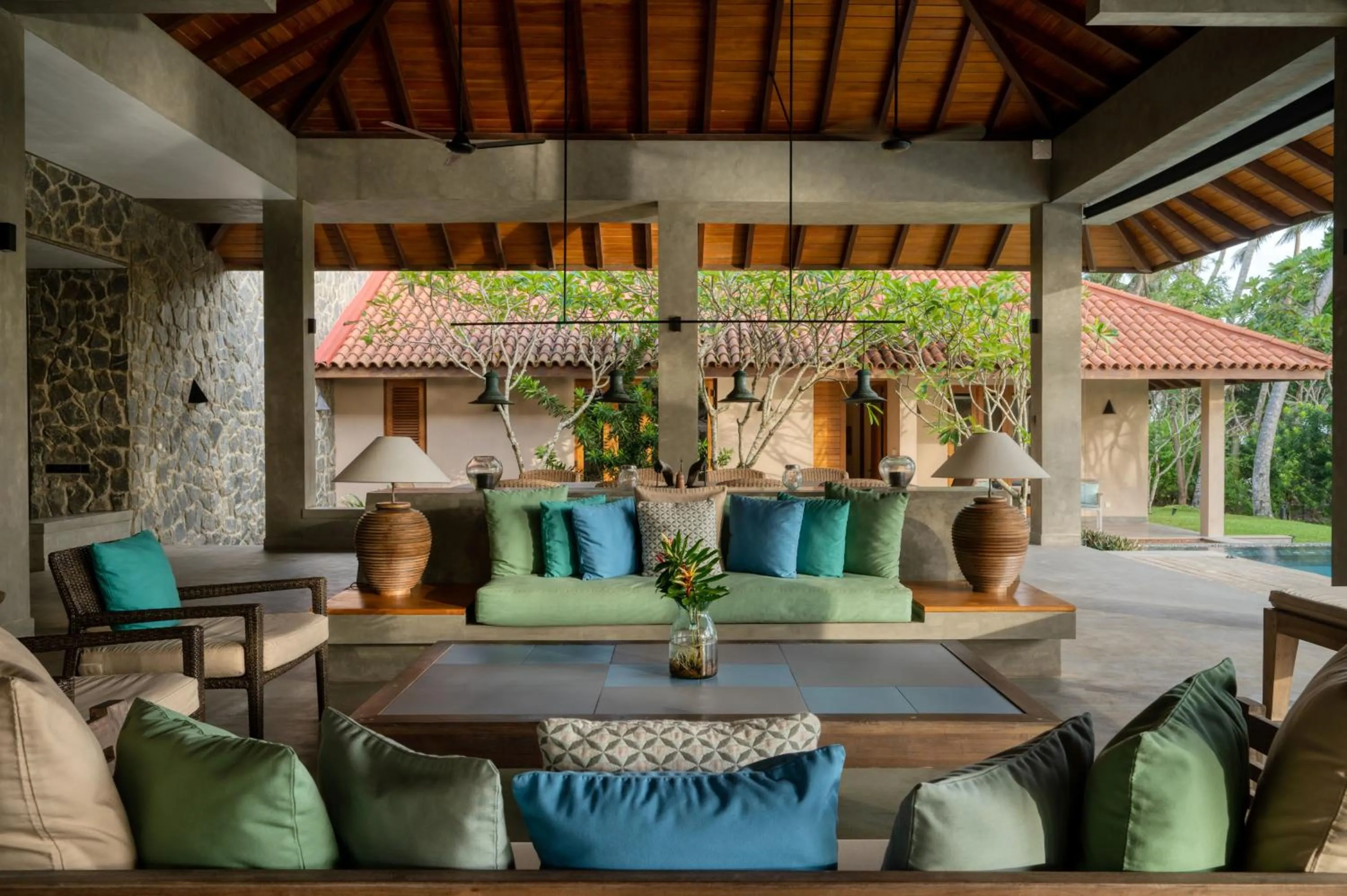 Living room in Kirana - A Santani Villa, Bentota