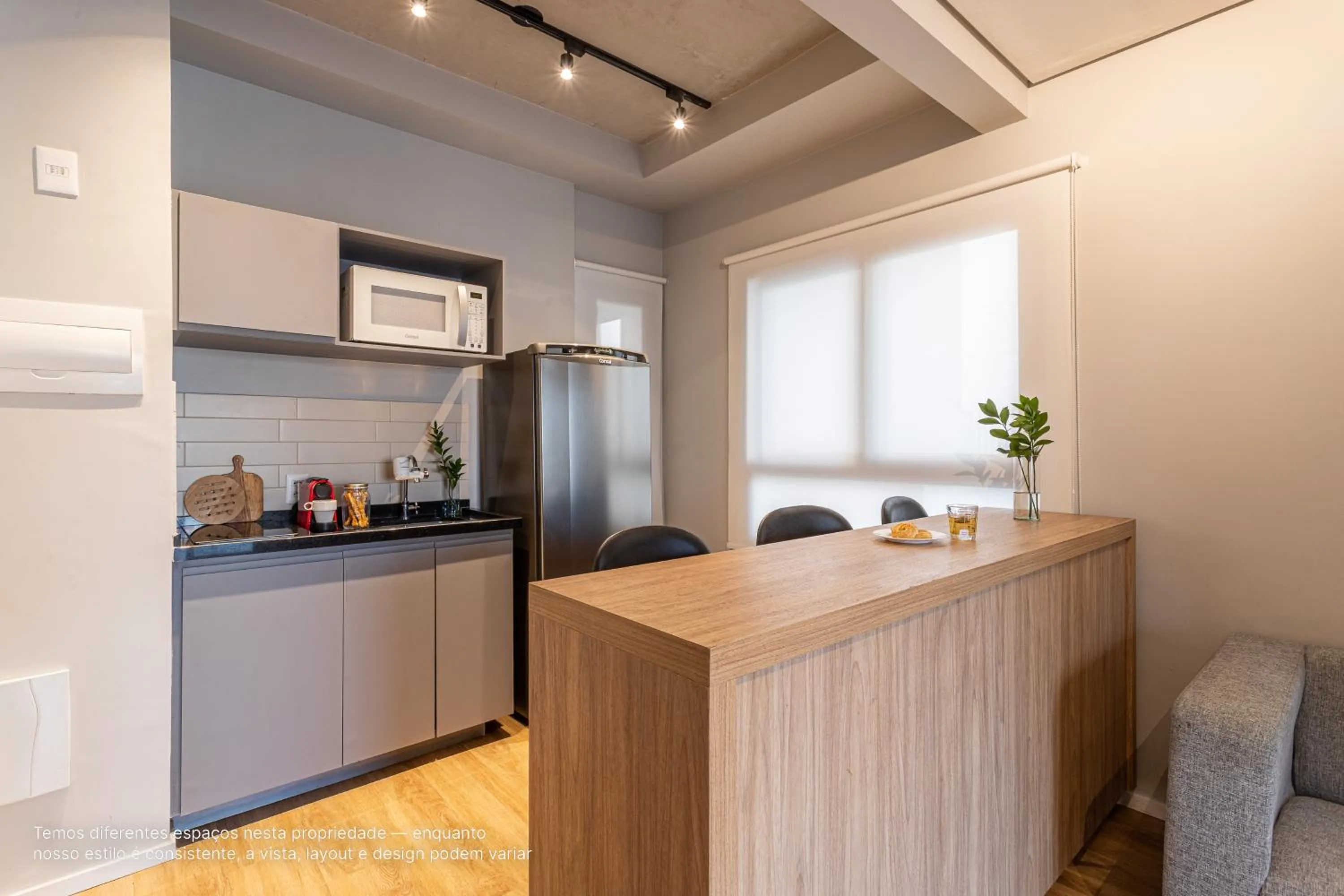 Kitchen or kitchenette in Next Paulista by Viva - Apartamentos completos ao lado da Av Paulista e MASP