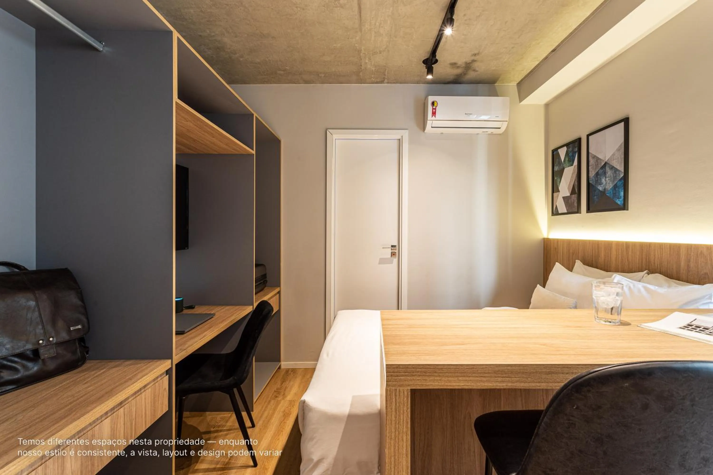 Photo of the whole room, Bed in Next Paulista by Viva - Apartamentos completos ao lado da Av Paulista e MASP