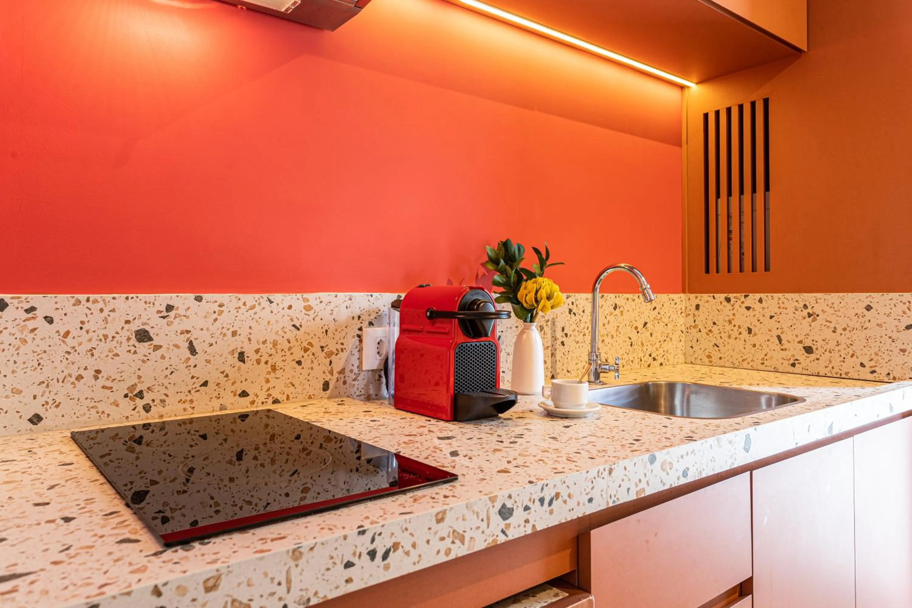 Kitchen or kitchenette in Next Paulista by Viva - Apartamentos completos ao lado da Av Paulista e MASP