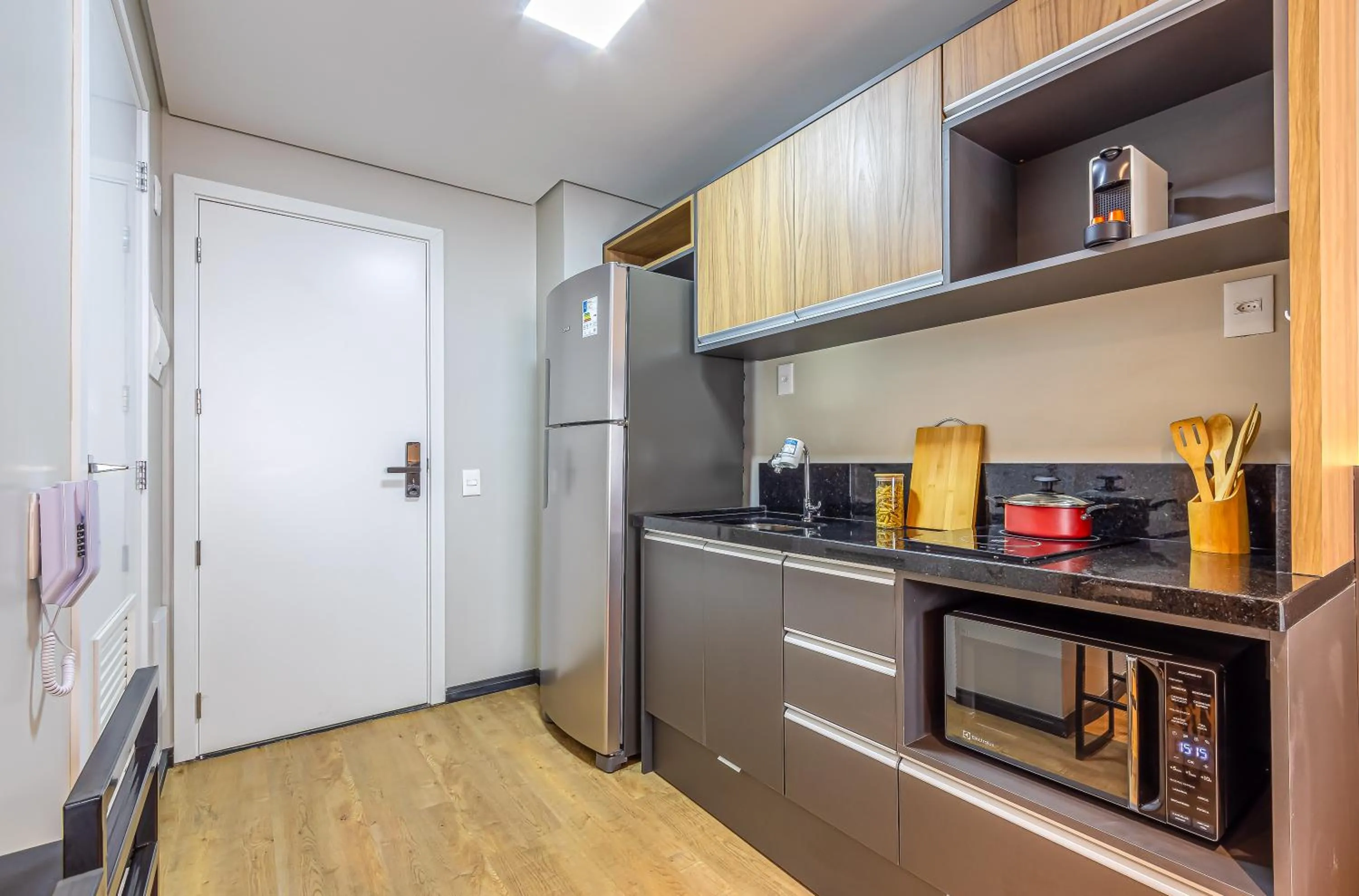 Coffee/tea facilities in Next Paulista by Viva - Apartamentos completos ao lado da Av Paulista e MASP