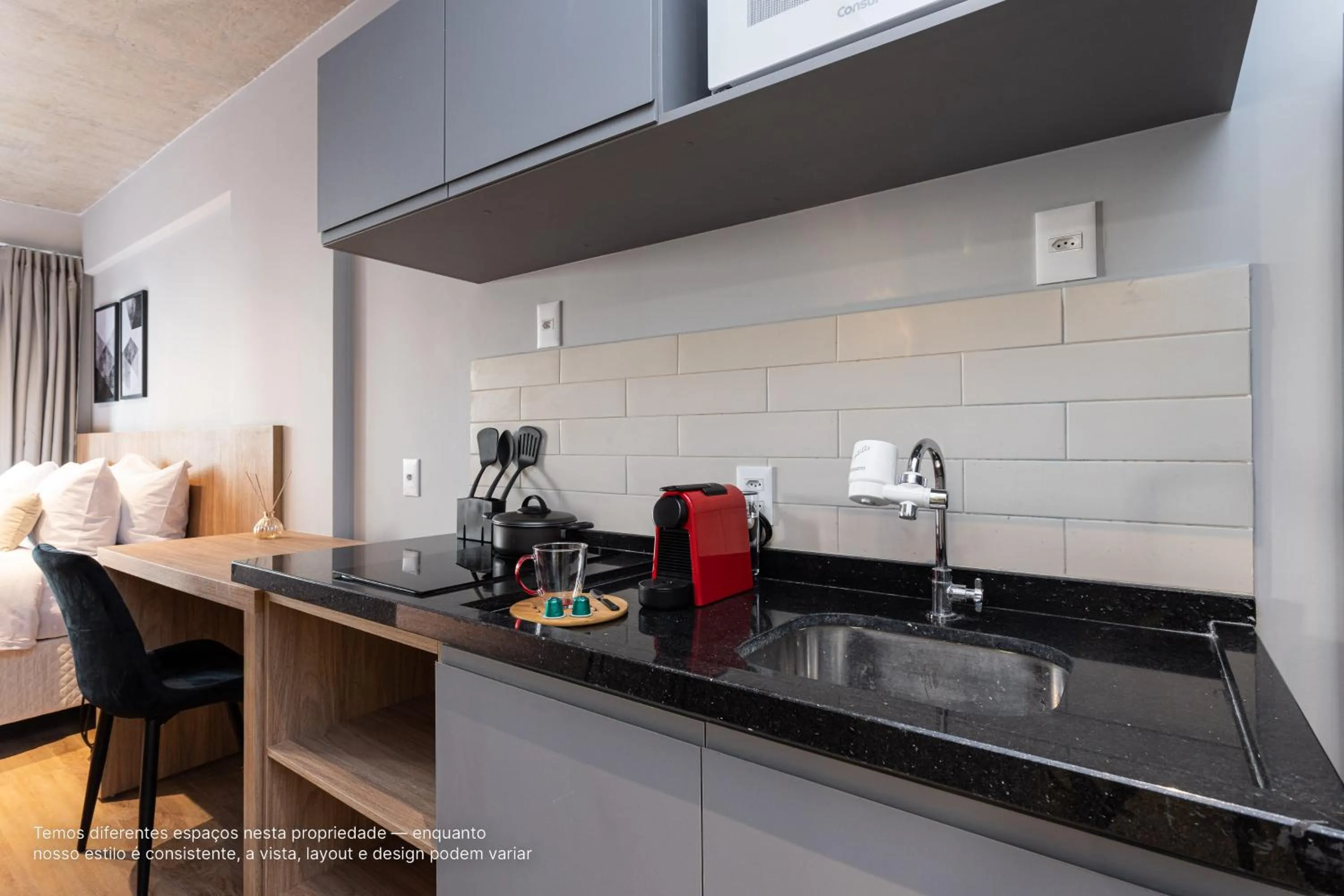 Coffee/tea facilities in Next Paulista by Viva - Apartamentos completos ao lado da Av Paulista e MASP