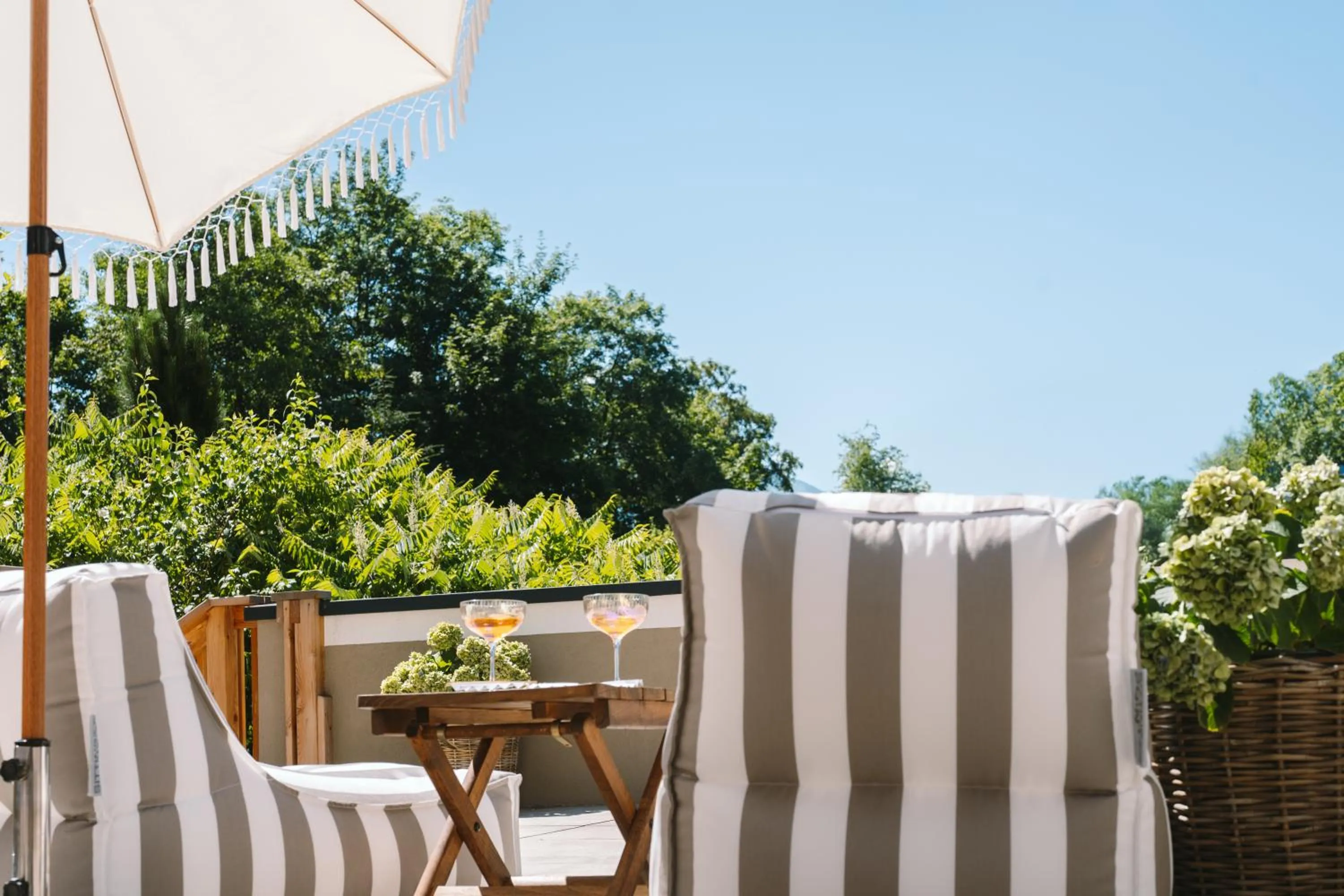Balcony/Terrace in HENRI Country House Kitzbühel
