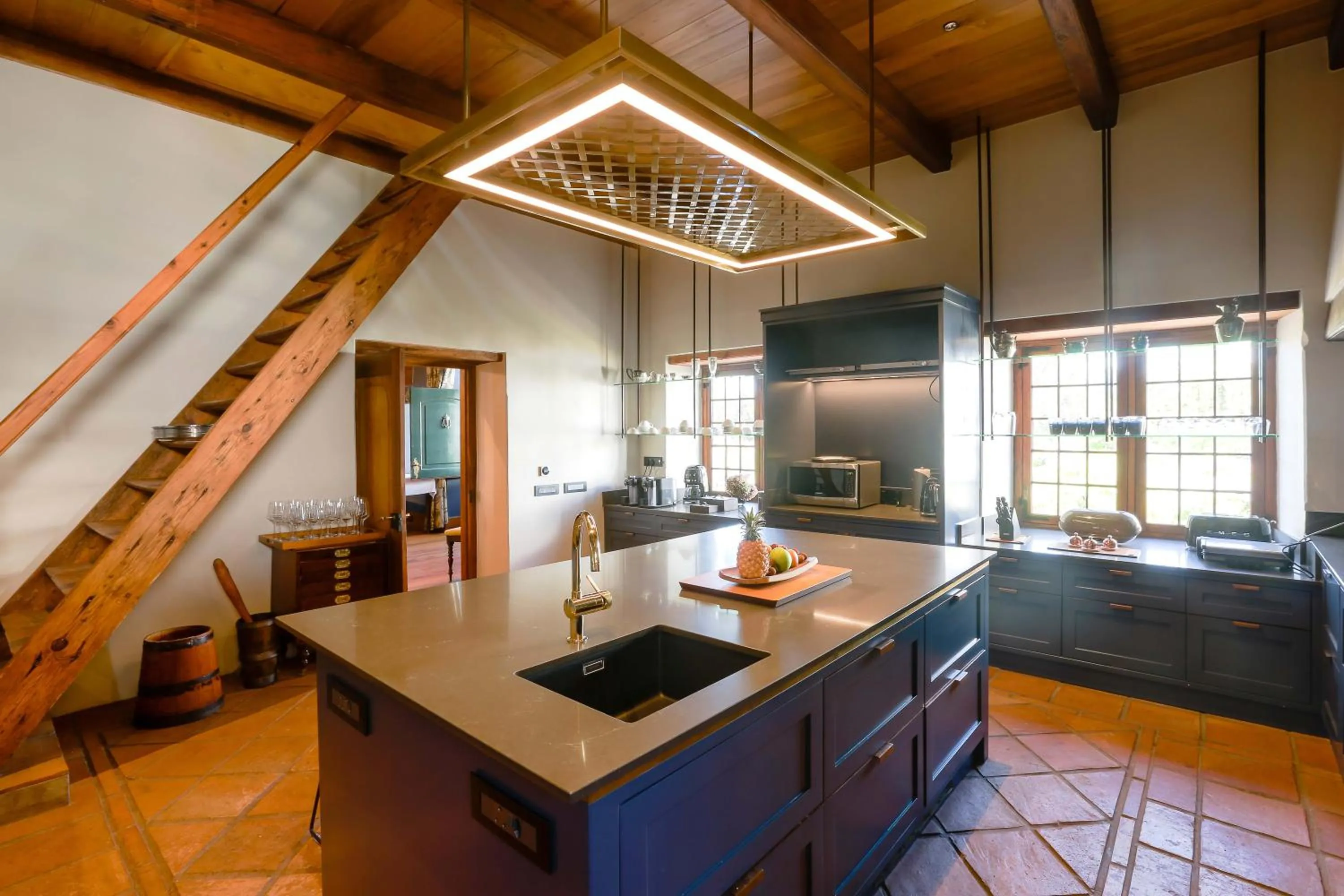 Kitchen or kitchenette in The Hazendal Hotel and Homestead