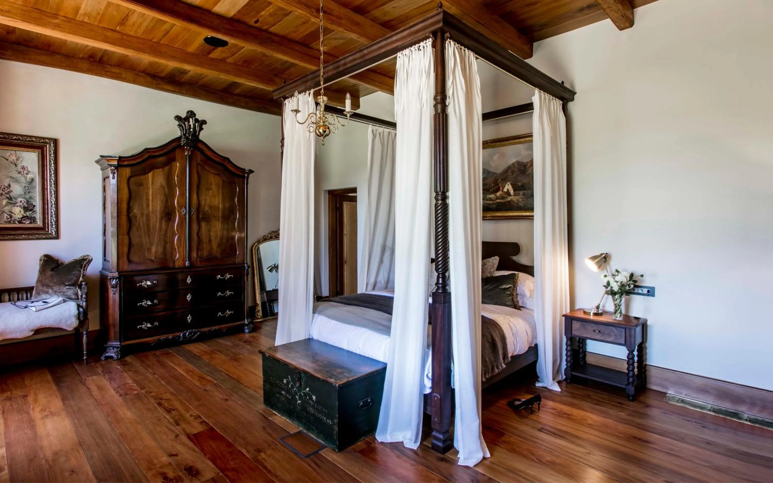 Bed in The Hazendal Hotel and Homestead