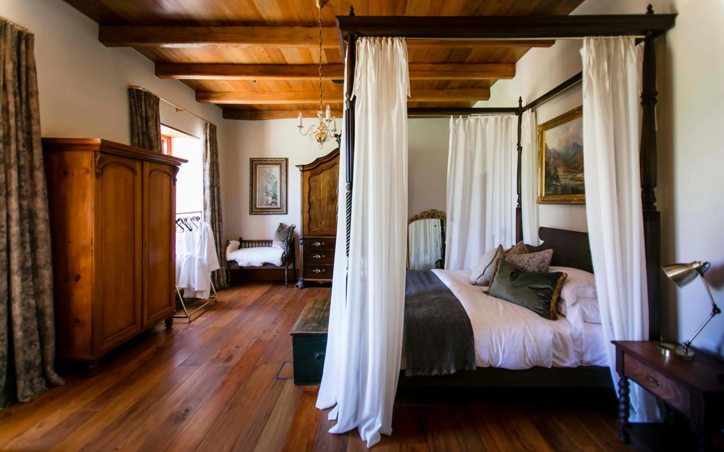 Bed in The Hazendal Hotel and Homestead
