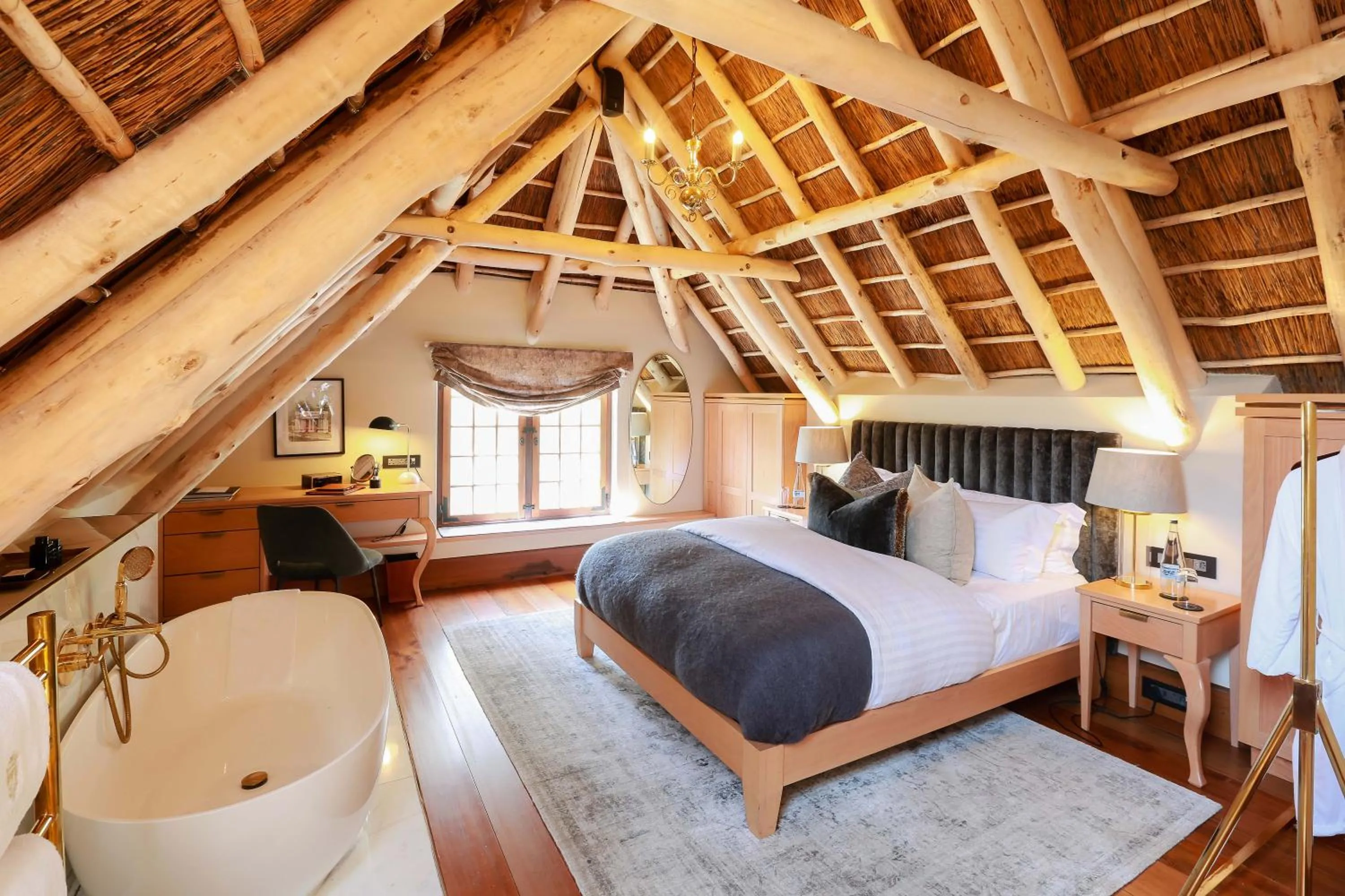 Bed in The Hazendal Hotel and Homestead