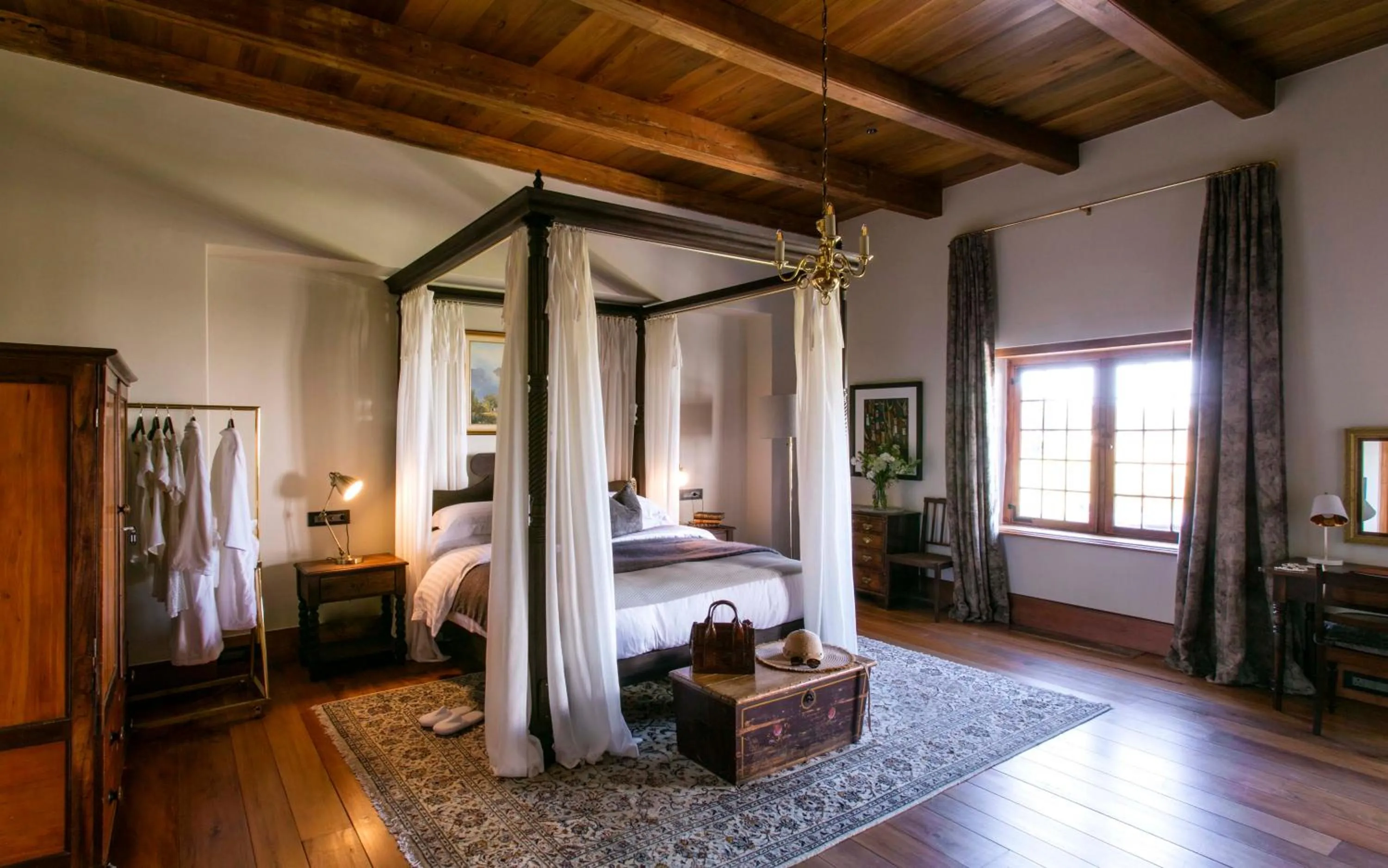 Bed in The Hazendal Hotel and Homestead